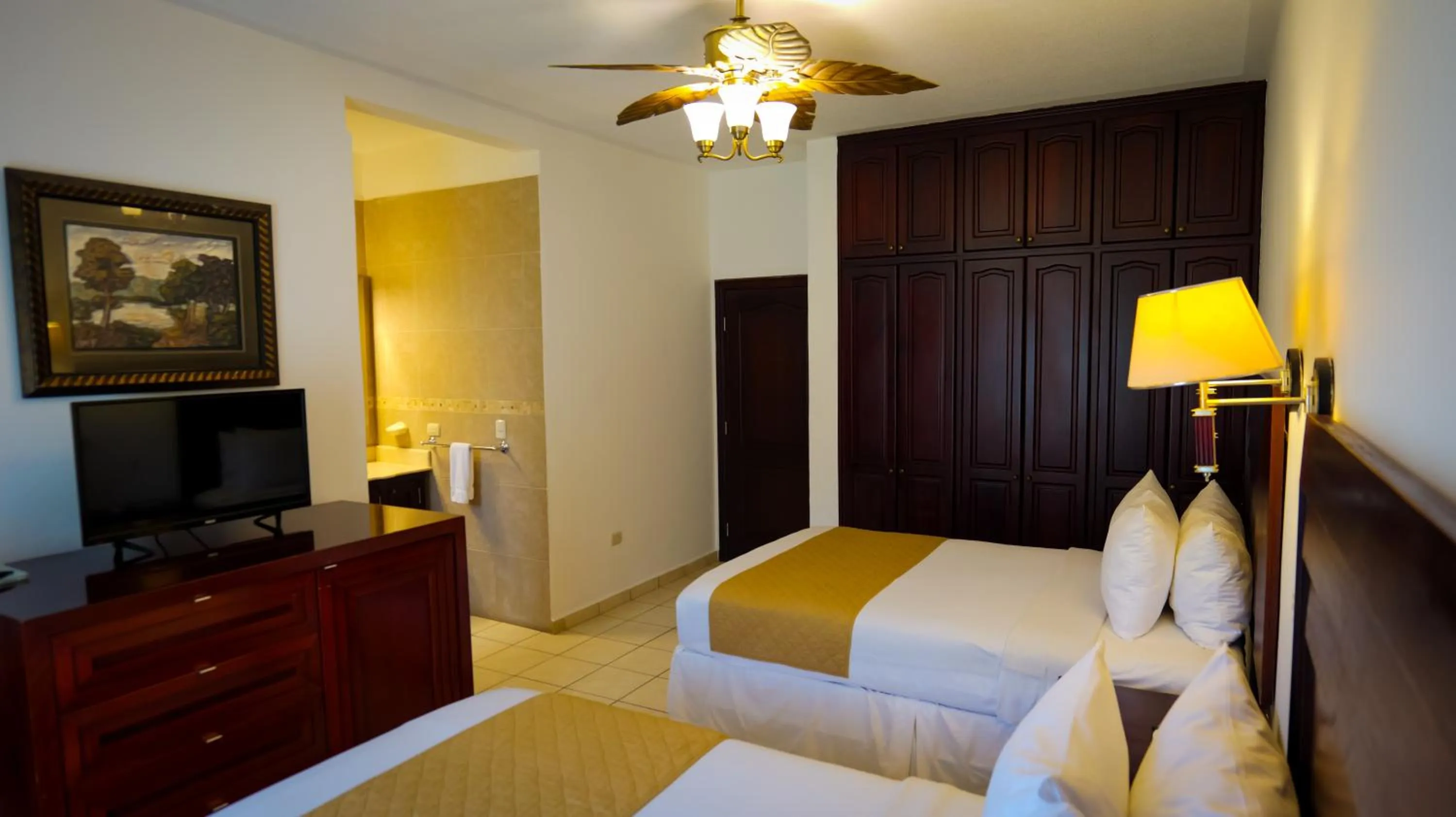 Bed in La Ensenada Beach Resort