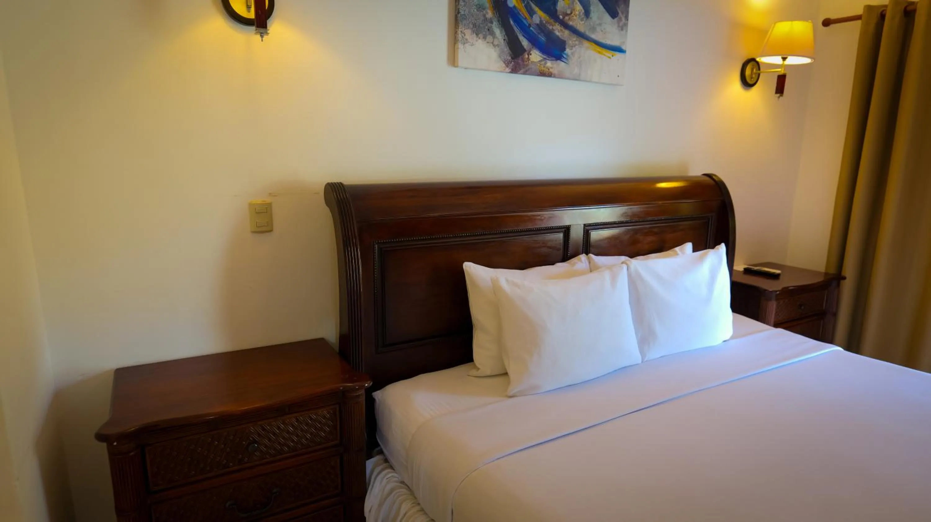 Bed in La Ensenada Beach Resort