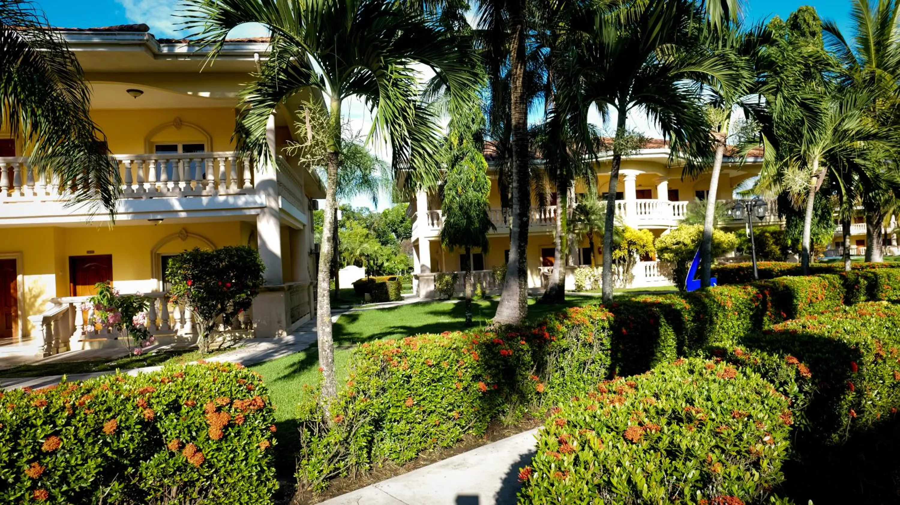 Garden in La Ensenada Beach Resort