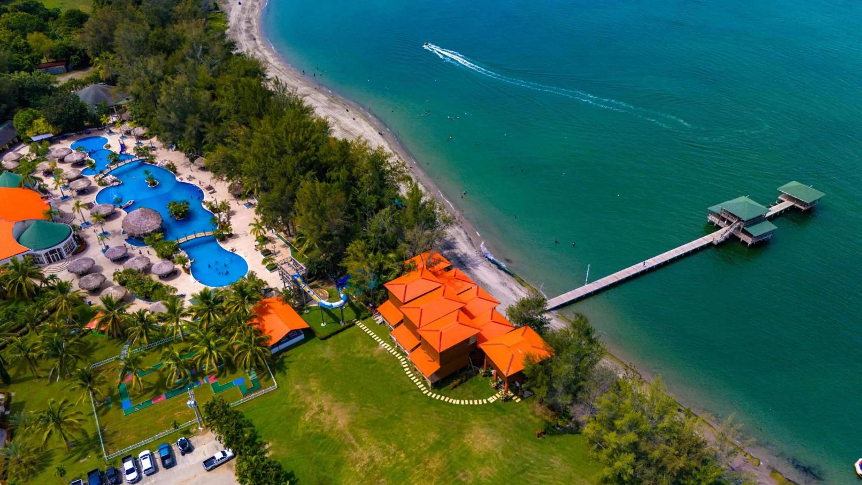 Bird's eye view in La Ensenada Beach Resort