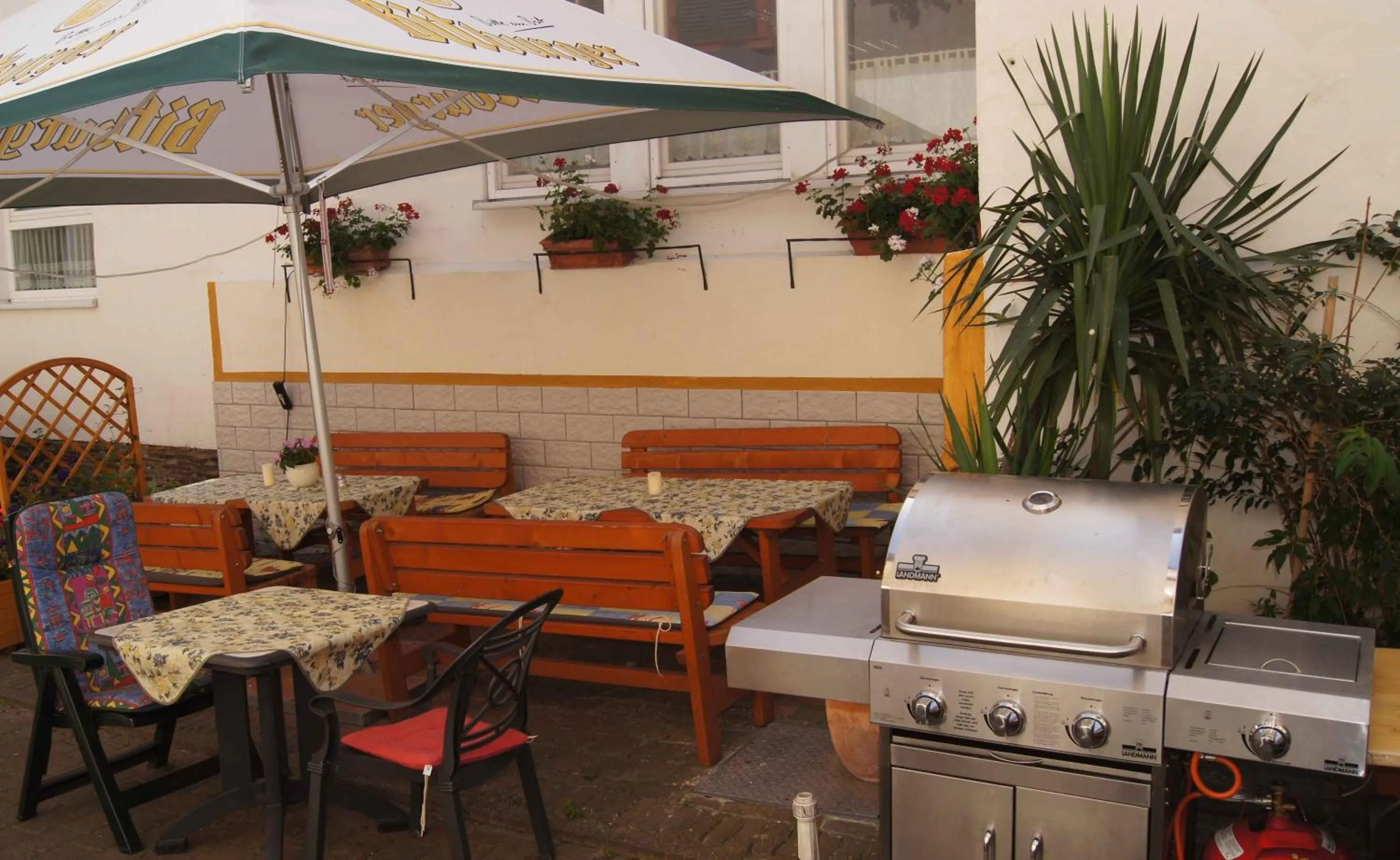BBQ facilities in Hotel-Restaurant Ehses