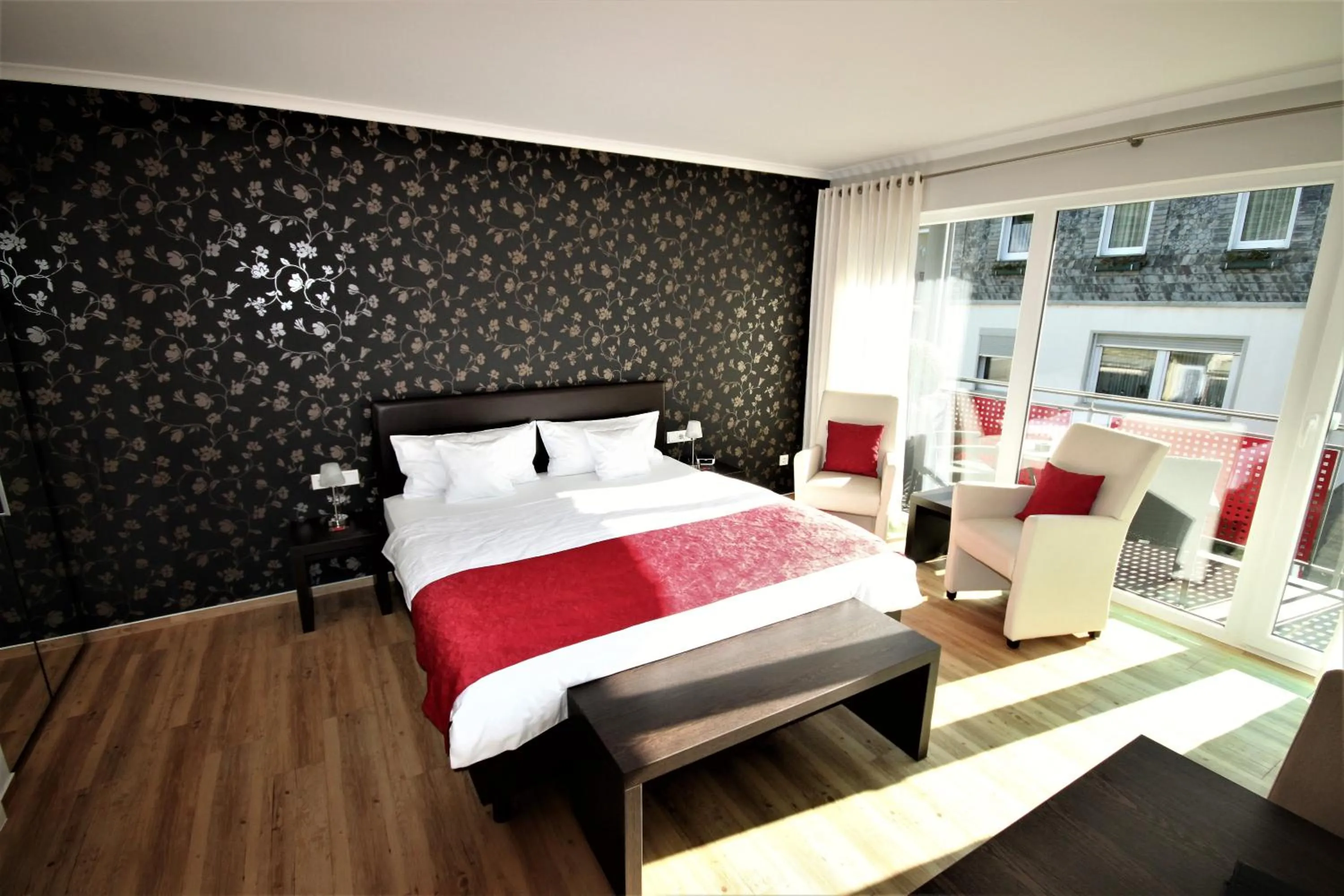 Photo of the whole room, Bed in Feriendomizil am Lindenplatz