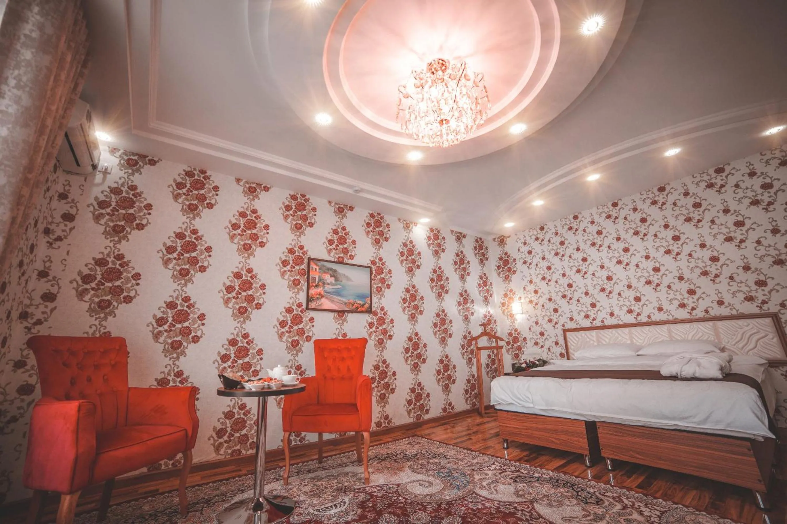 American breakfast, Bed in Asmald Palace Hotel