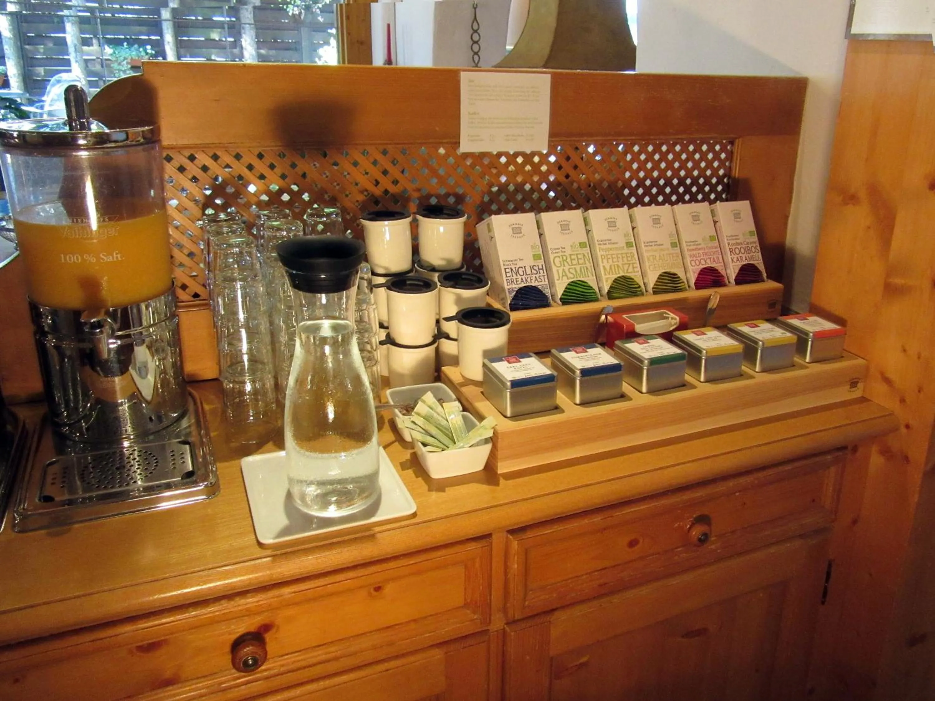 Coffee/tea facilities in Hotel Alpensonne