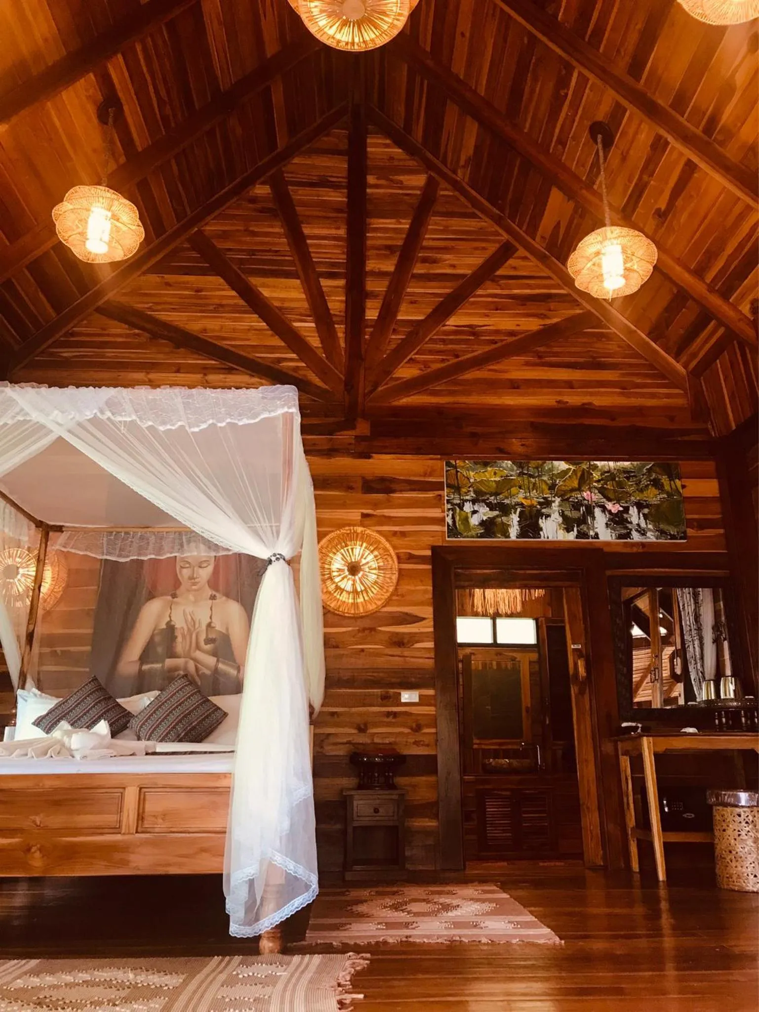 Bed in Viking Nature Resort