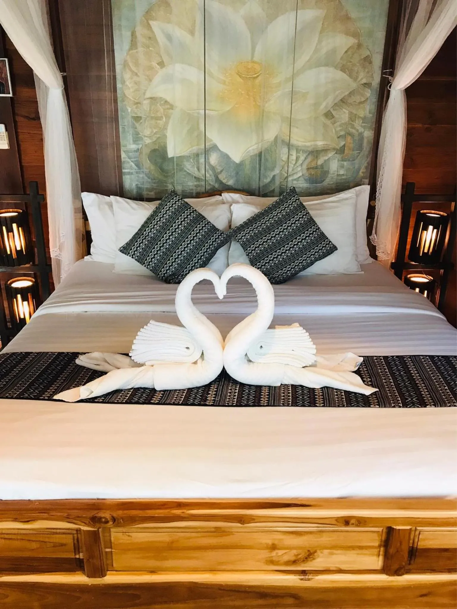 Bed in Viking Nature Resort