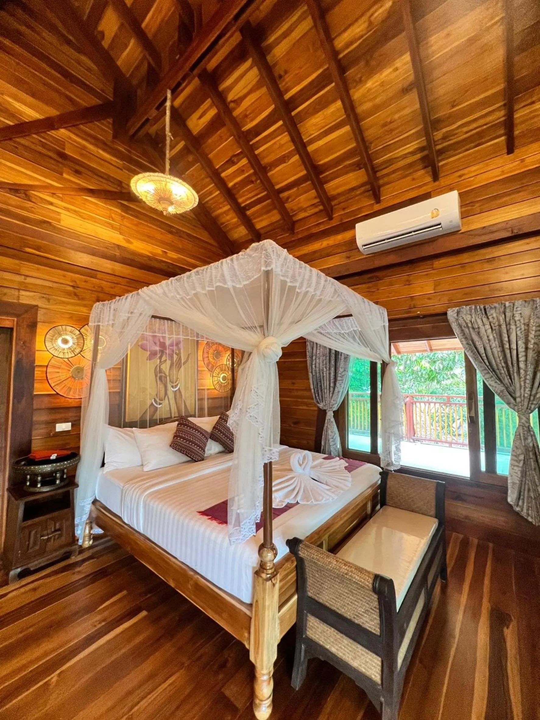 Bed in Viking Nature Resort