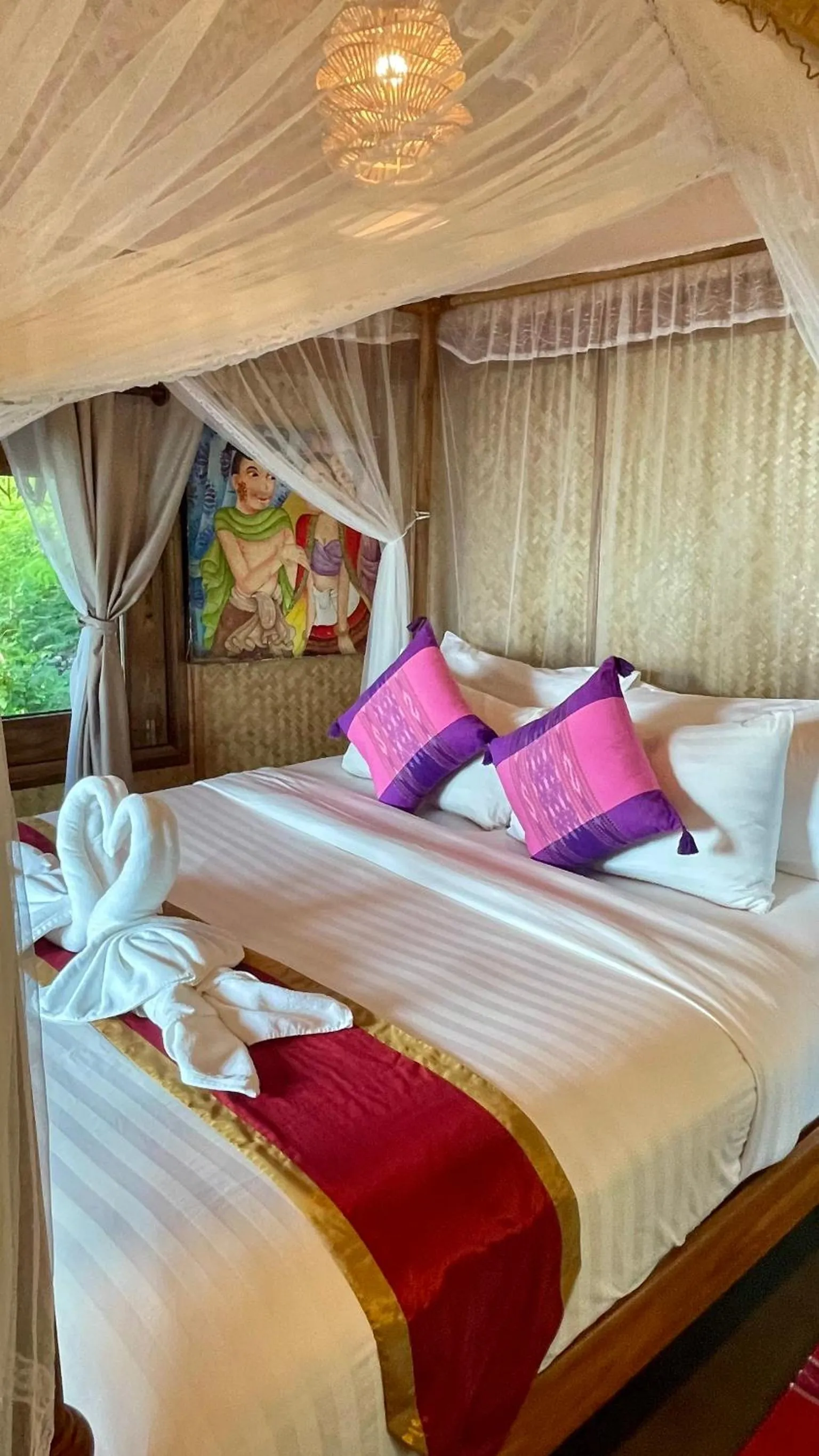 Bed in Viking Nature Resort