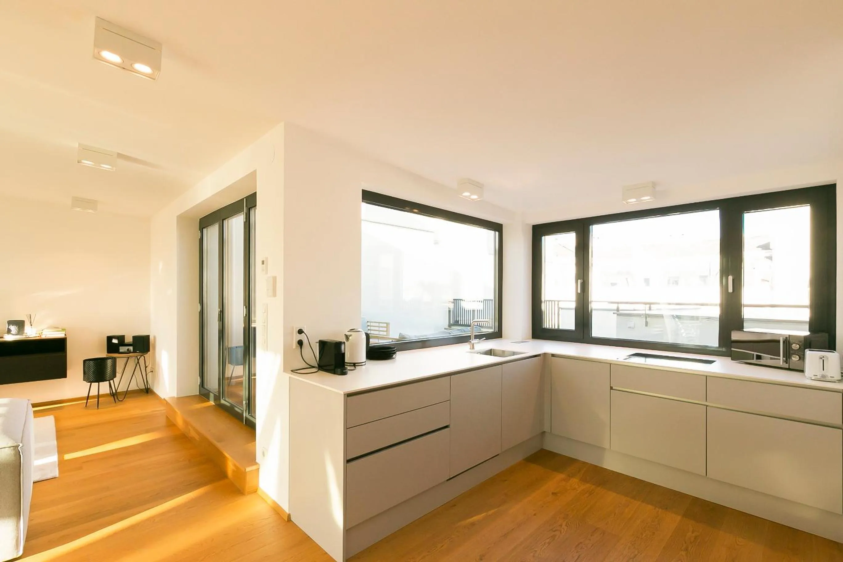 Kitchen or kitchenette in Mint@Naschmarkt Premium Apartments