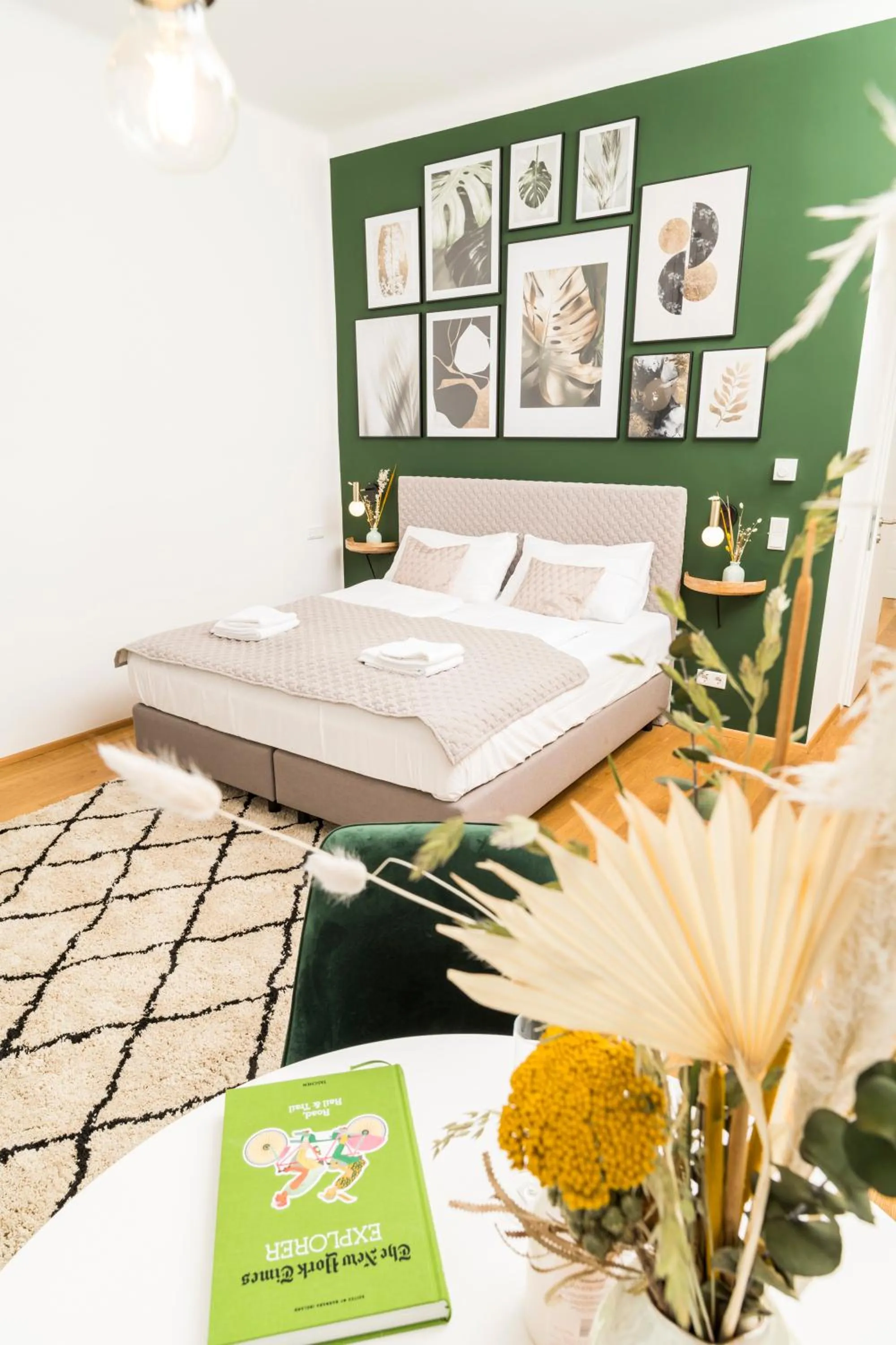Bedroom, Bed in Mint@Naschmarkt Premium Apartments