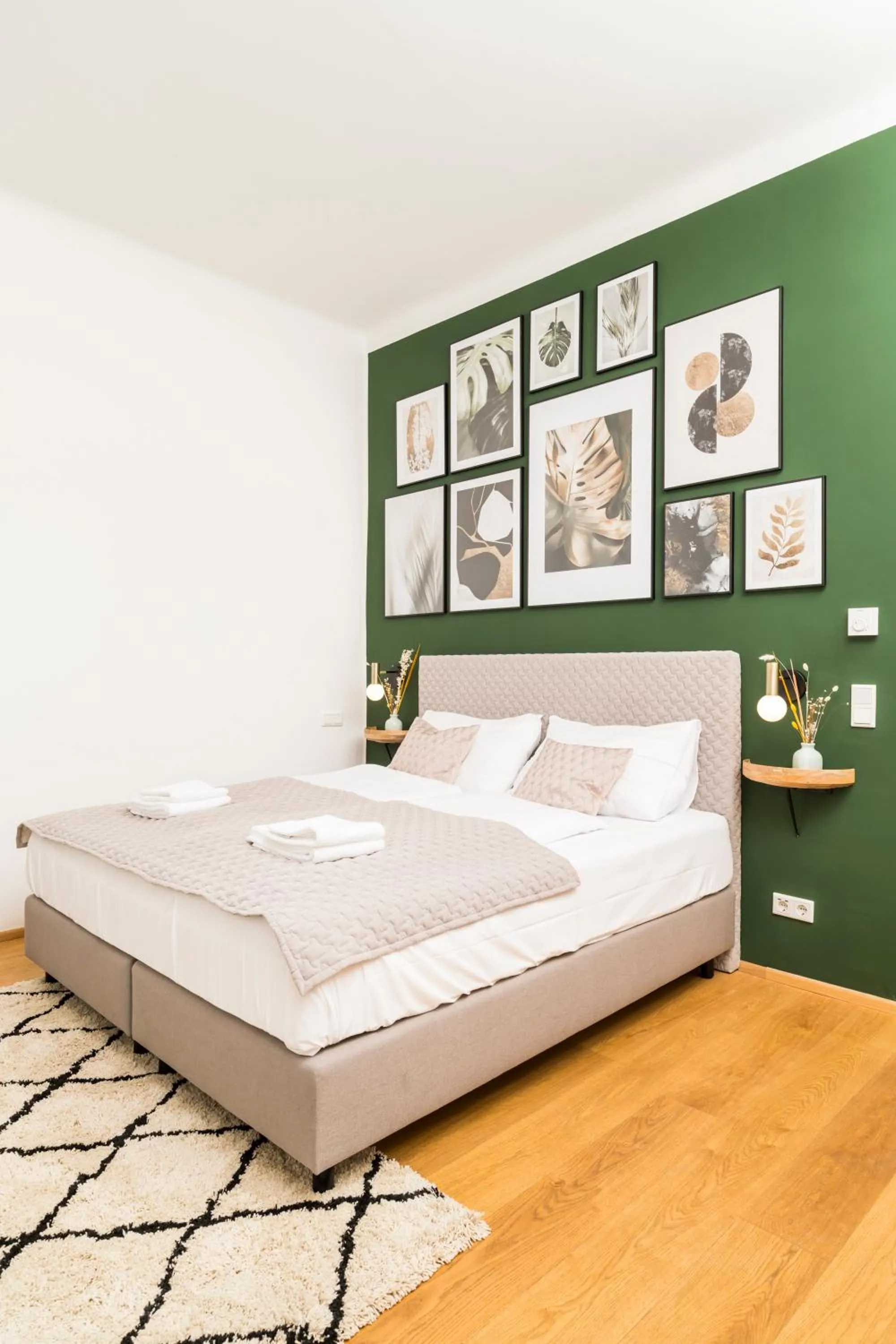 Bedroom, Bed in Mint@Naschmarkt Premium Apartments