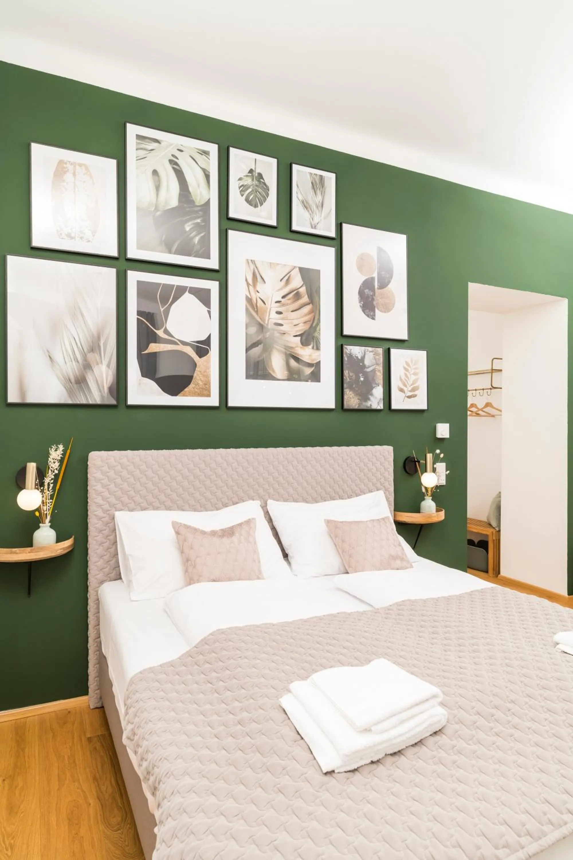 Bedroom, Bed in Mint@Naschmarkt Premium Apartments