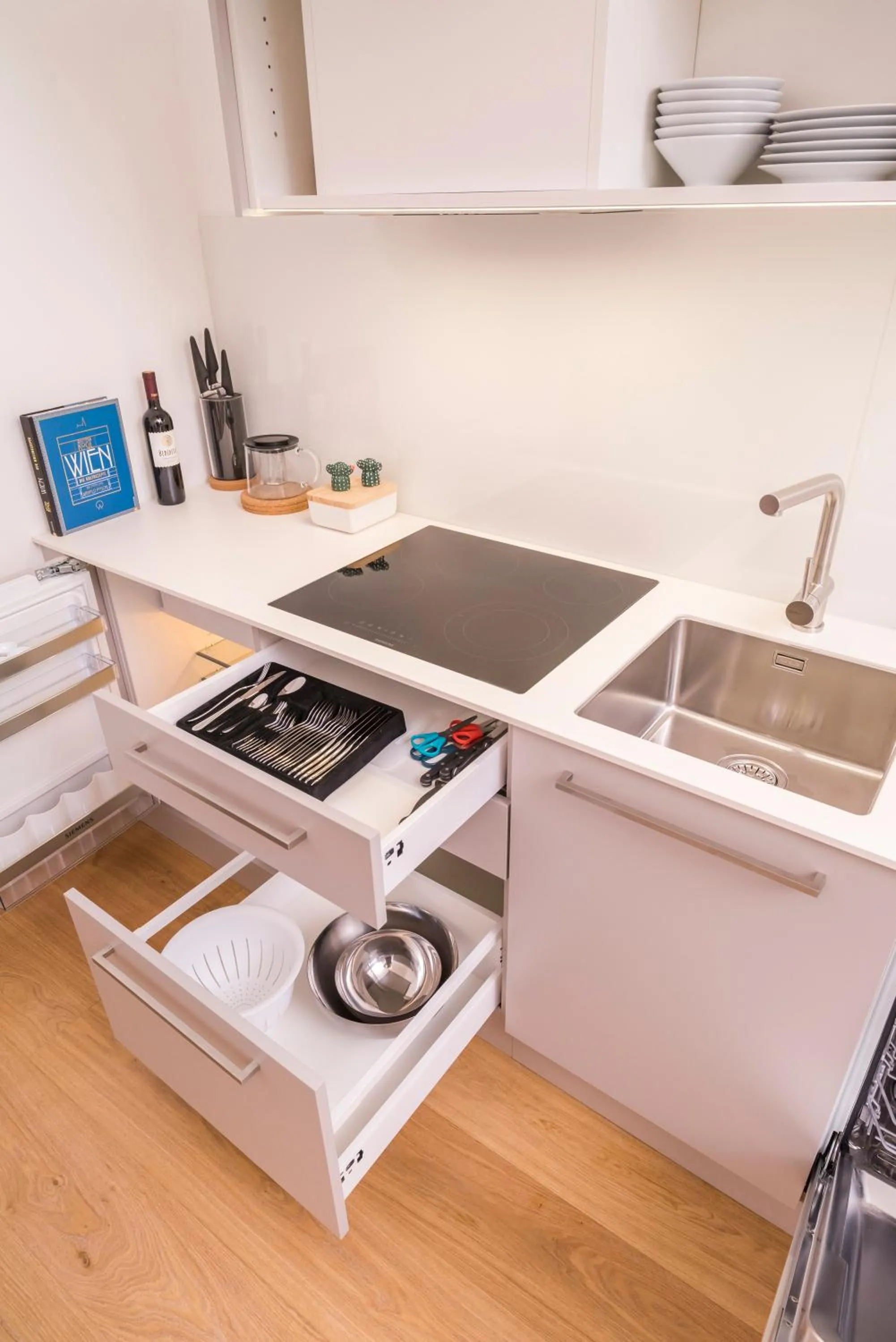 Kitchen or kitchenette in Mint@Naschmarkt Premium Apartments