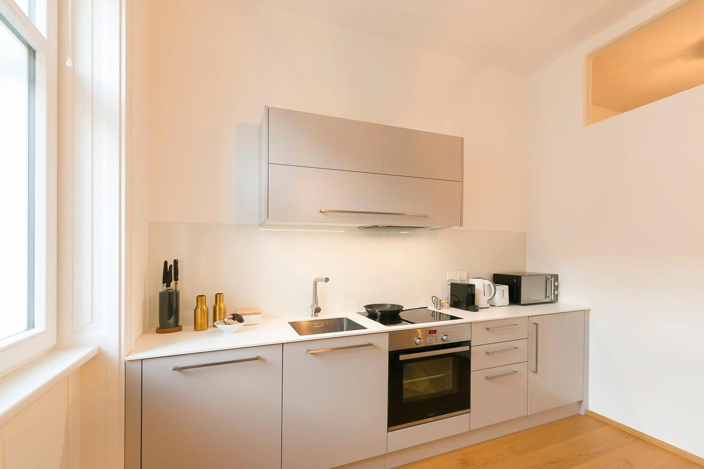 Kitchen or kitchenette in Mint@Naschmarkt Premium Apartments