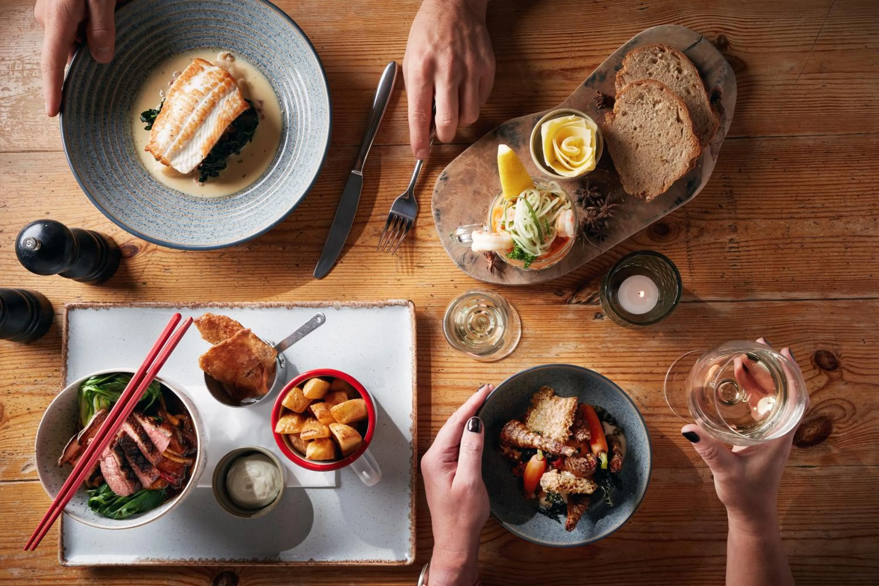 Food in The Plume of Feathers