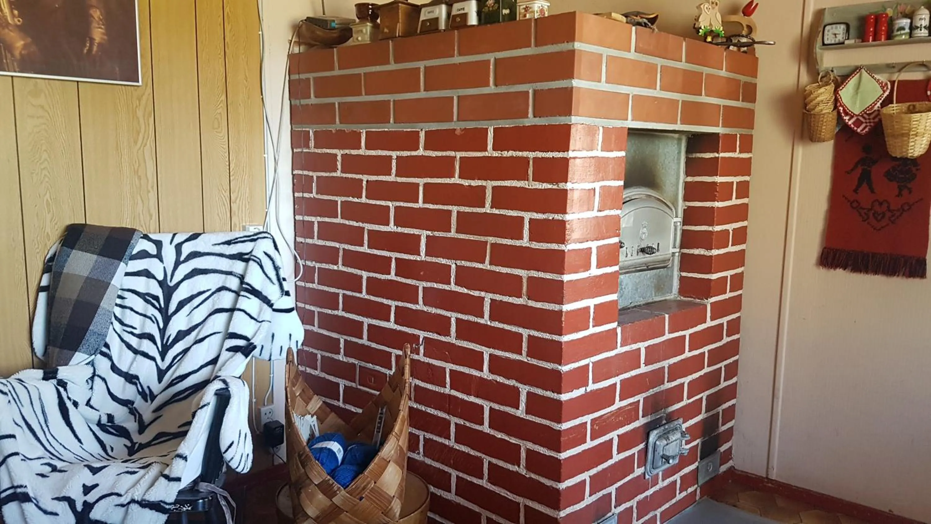 Communal lounge/ TV room in Motelli Nuttulinna