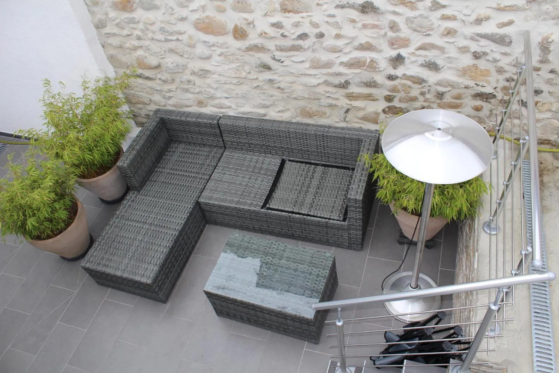 Balcony/Terrace in Au cœur du vignoble sur Bursins