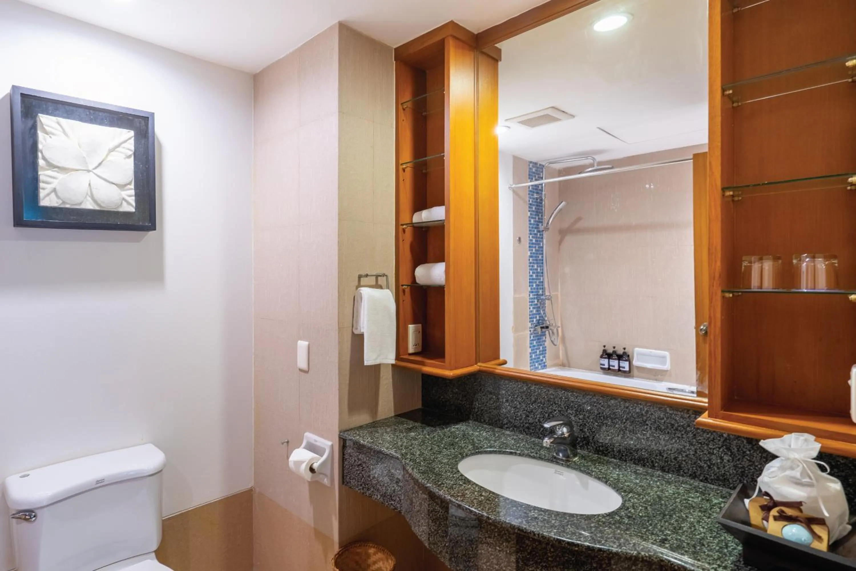 Toilet in Homm Suites Laguna, part of Banyan Group
