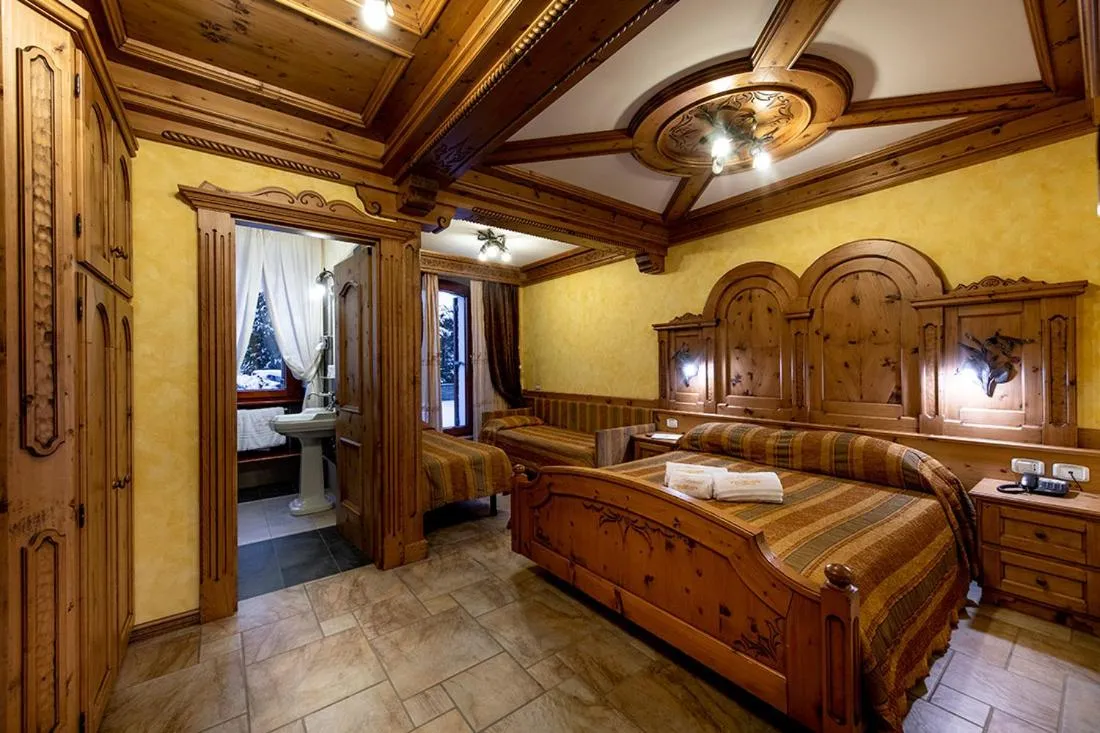 Bed in Hotel Le Ortensie