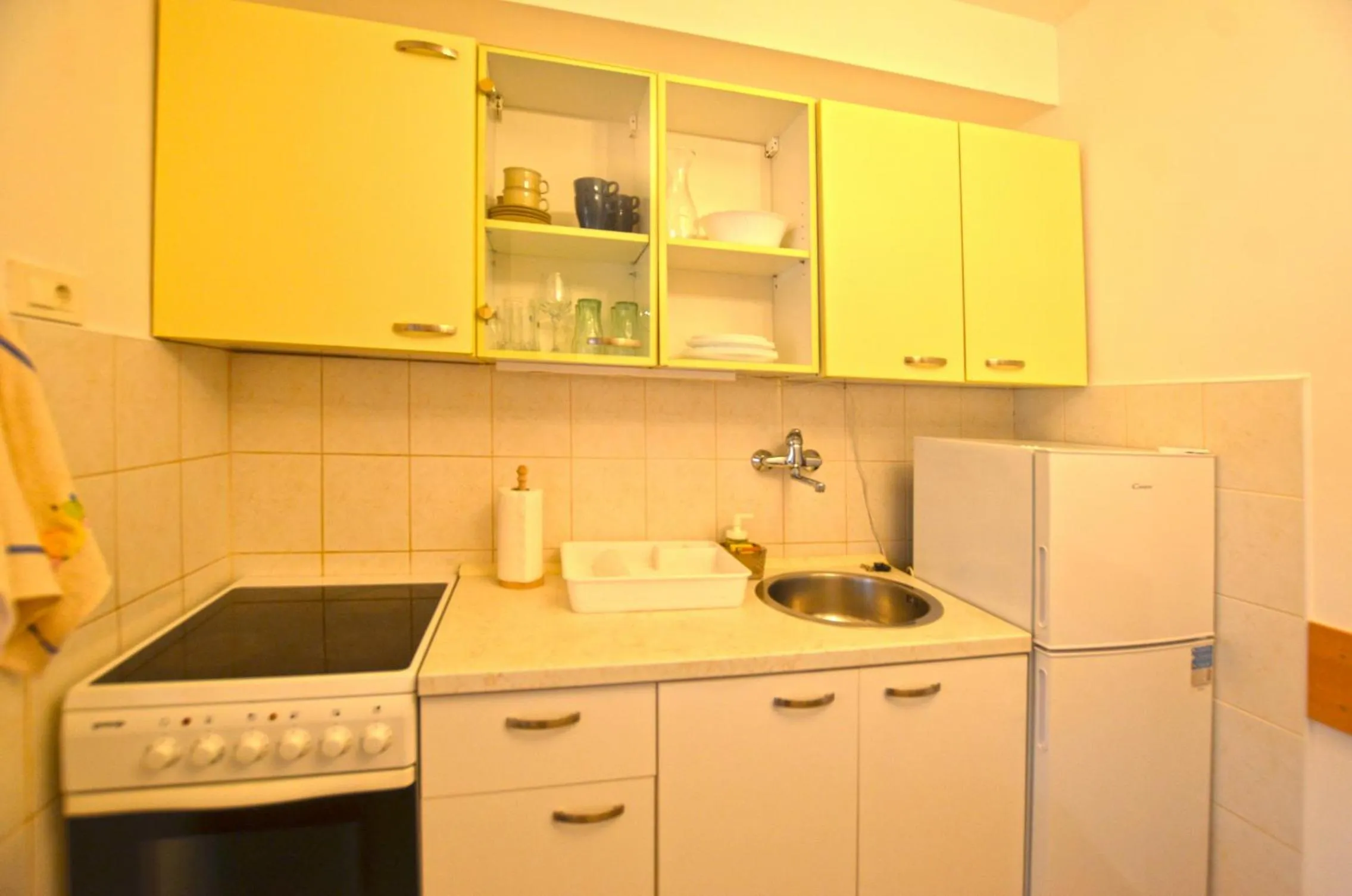 Kitchen or kitchenette in Apartments Greta