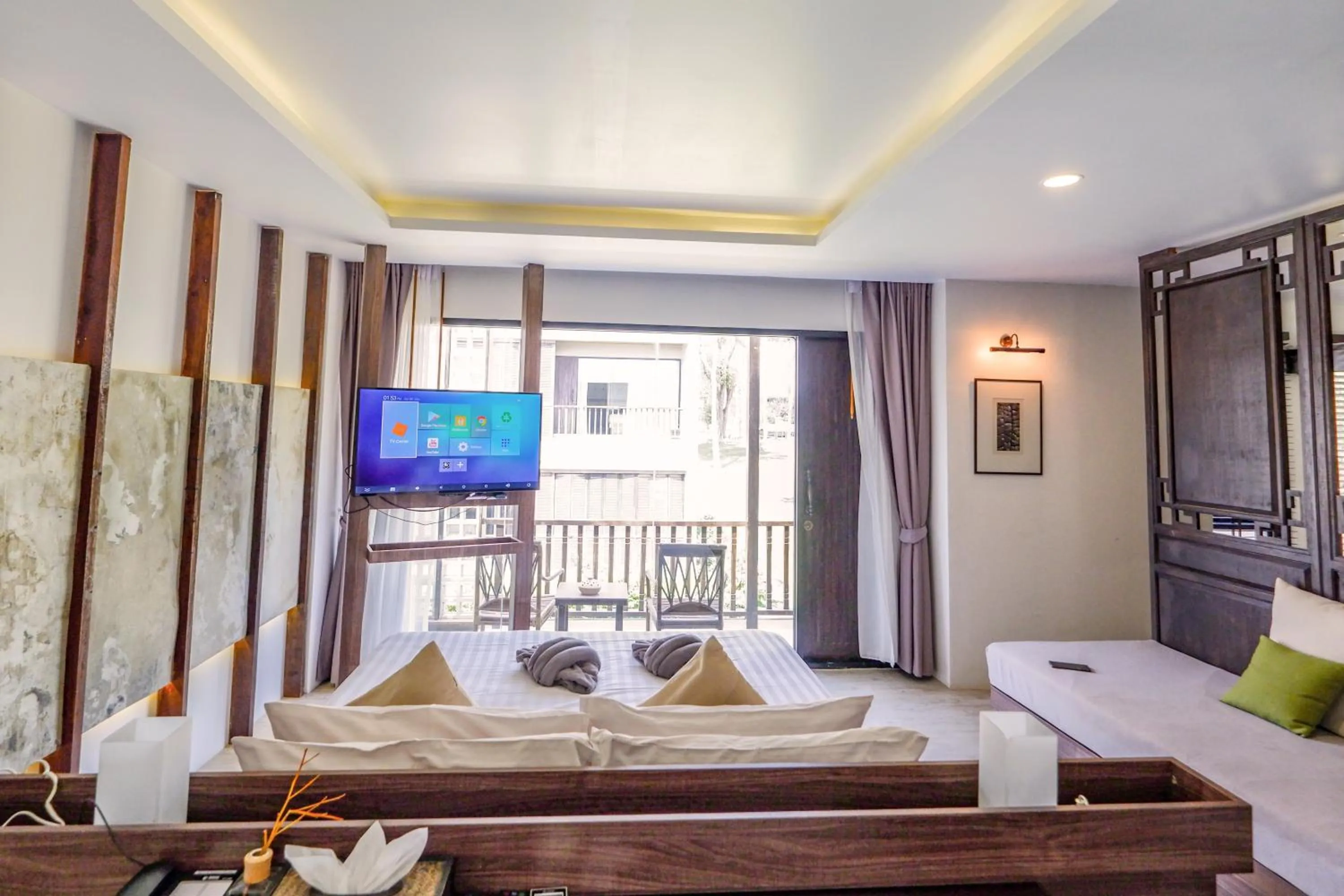 Photo of the whole room, Bed in SriLanta Resort and Spa