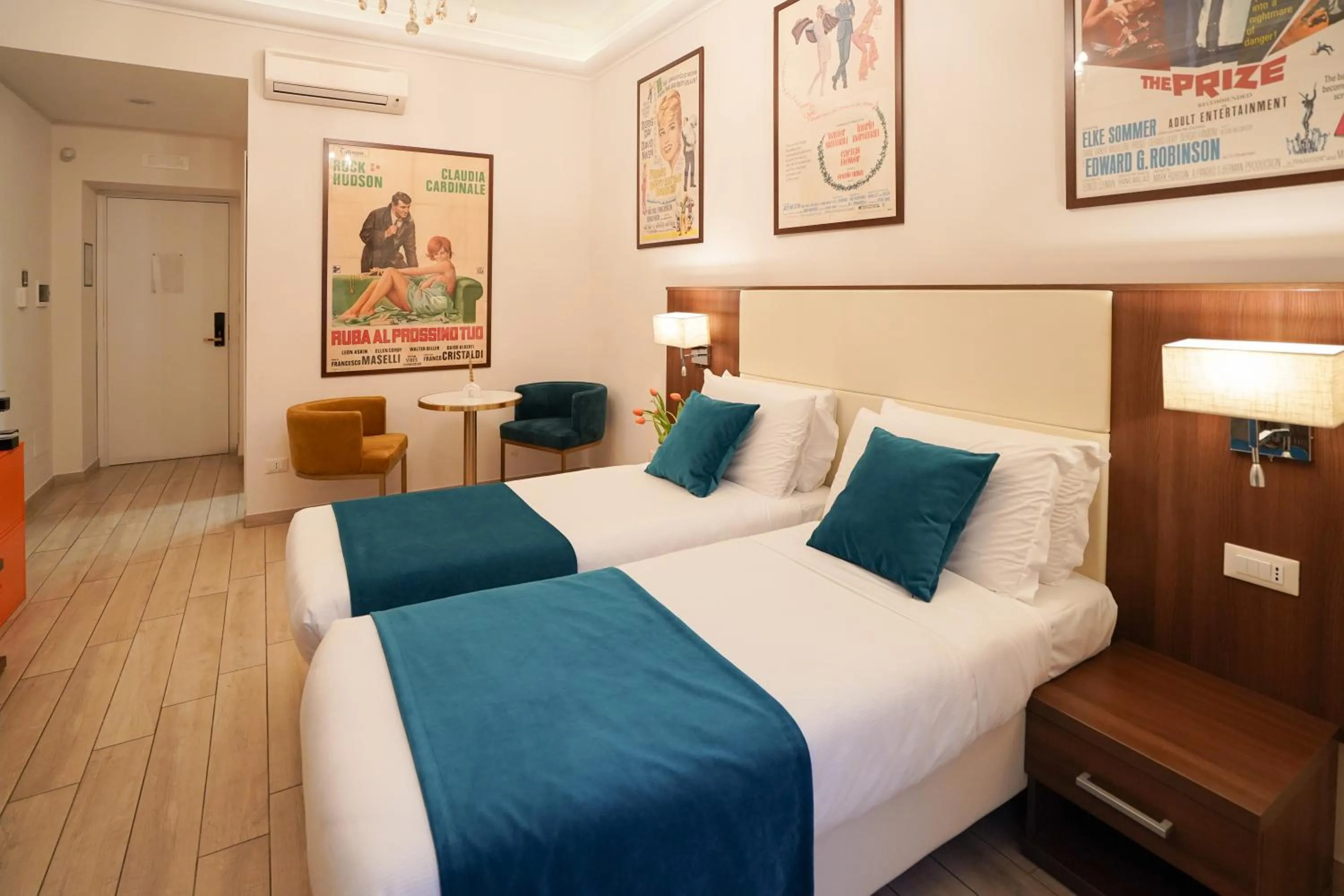 Bed in Archi di Roma Guest House