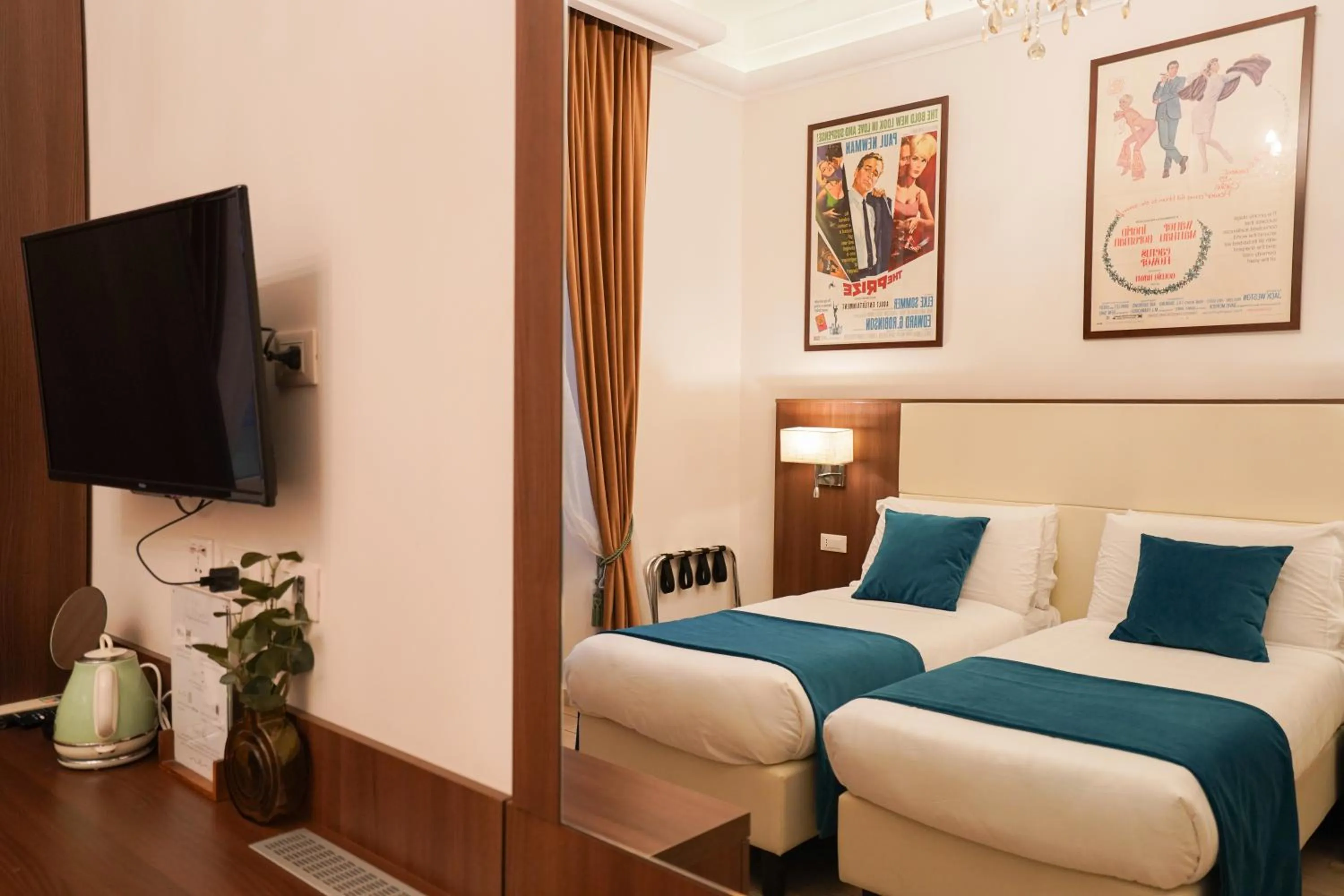 Bed in Archi di Roma Guest House