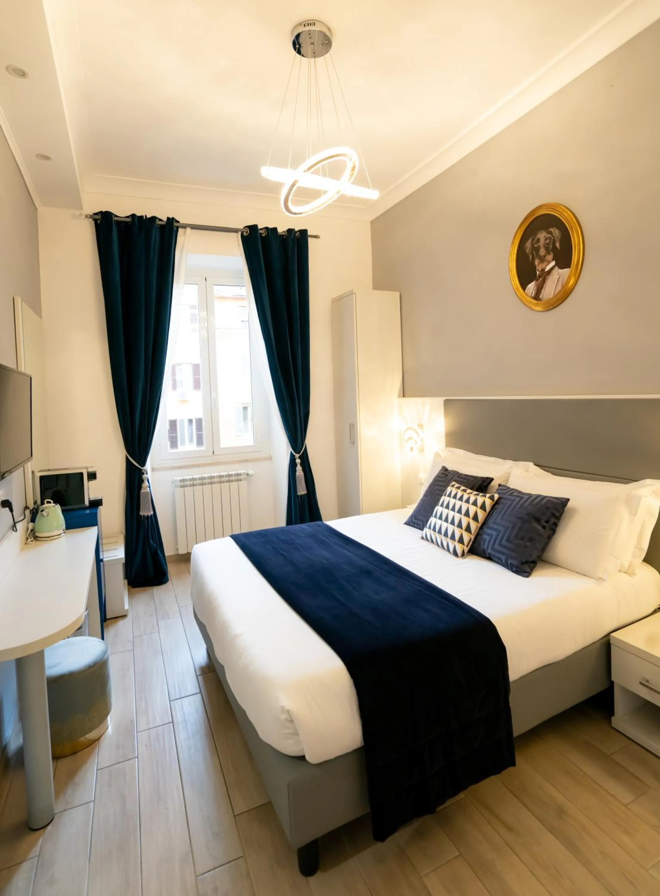 Bed in Archi di Roma Guest House