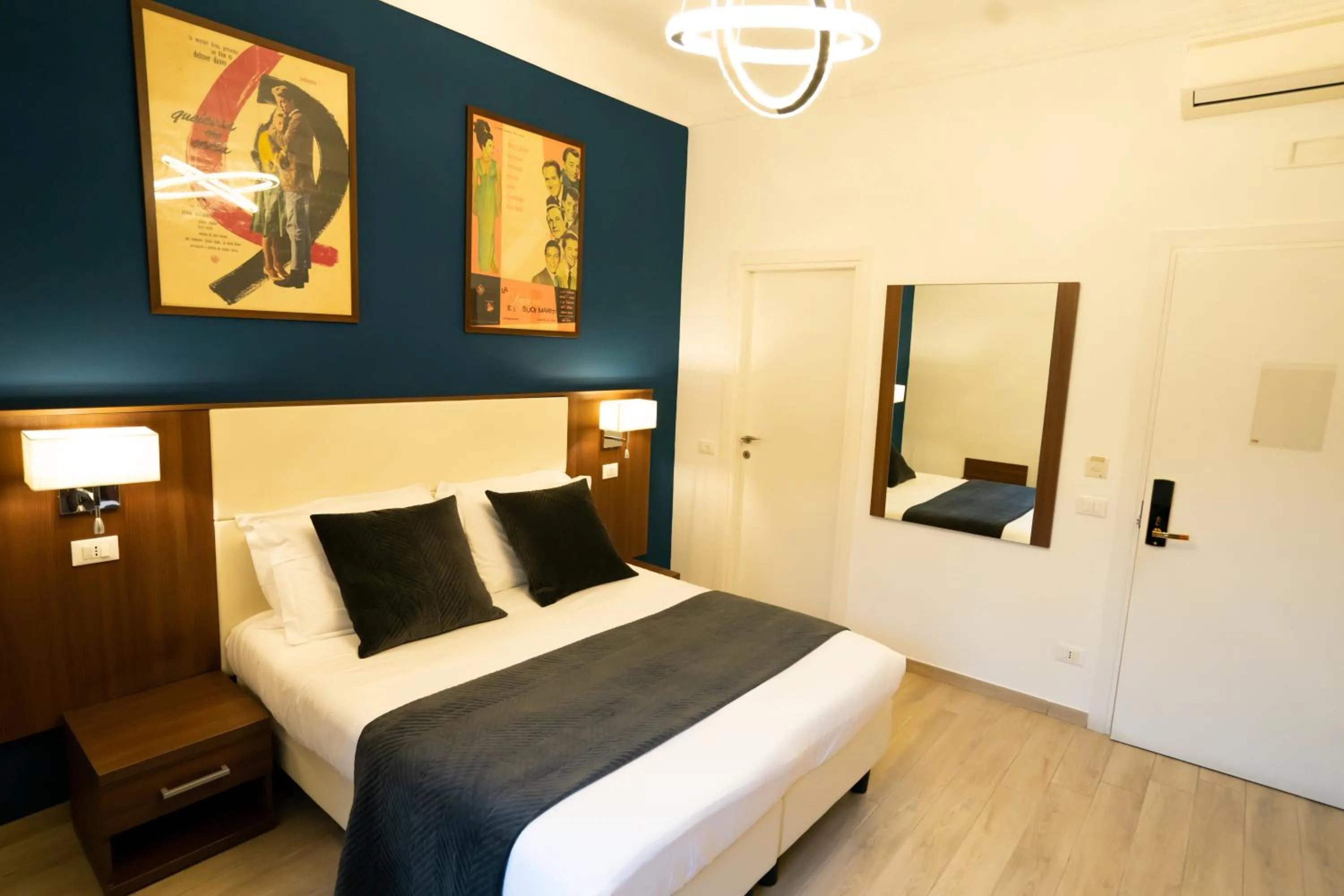 Bed in Archi di Roma Guest House