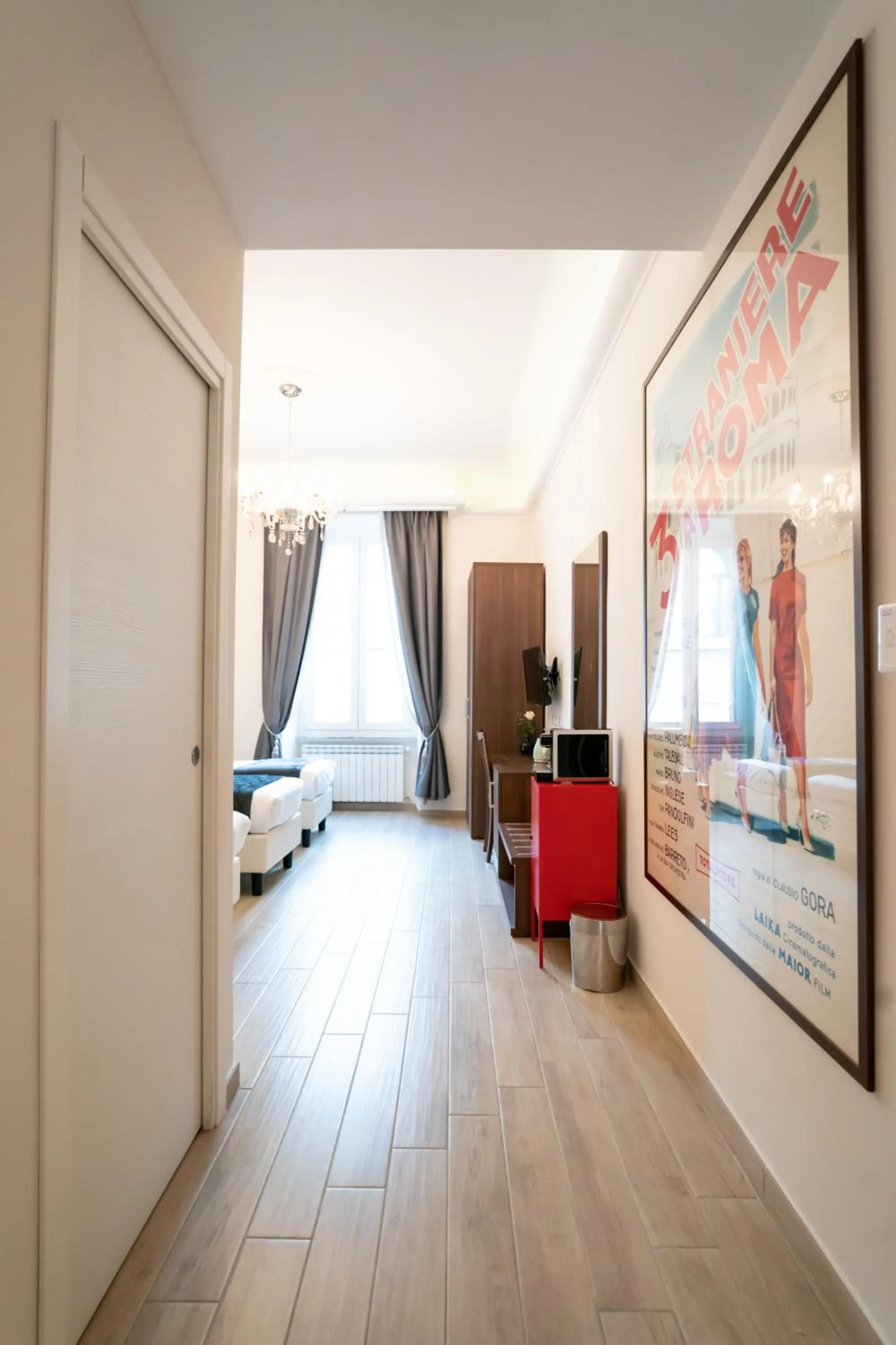 Living room, Bed in Archi di Roma Guest House