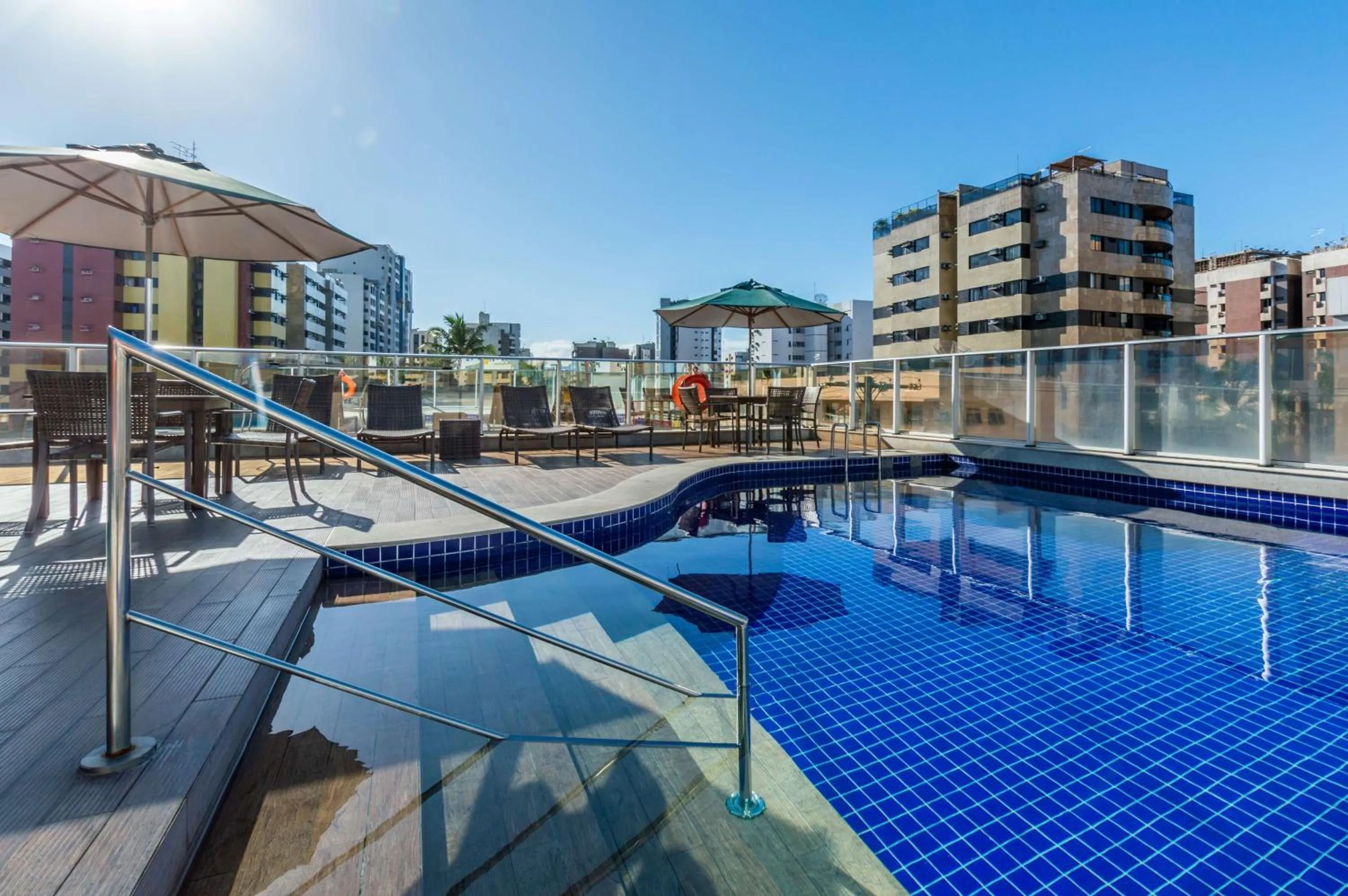 Pool view in Hilton Garden Inn Maceio
