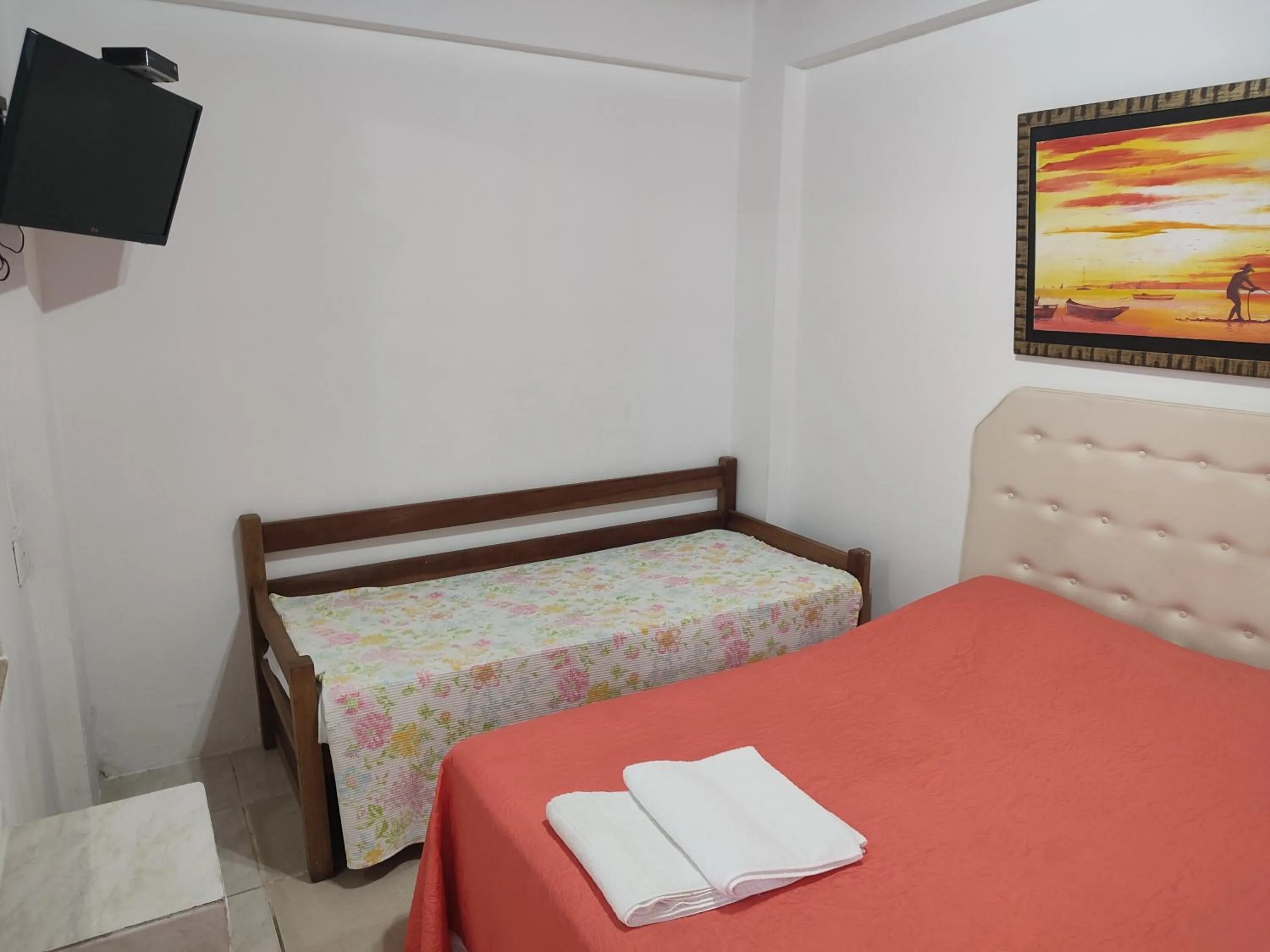 Bed in Pousada L'étage