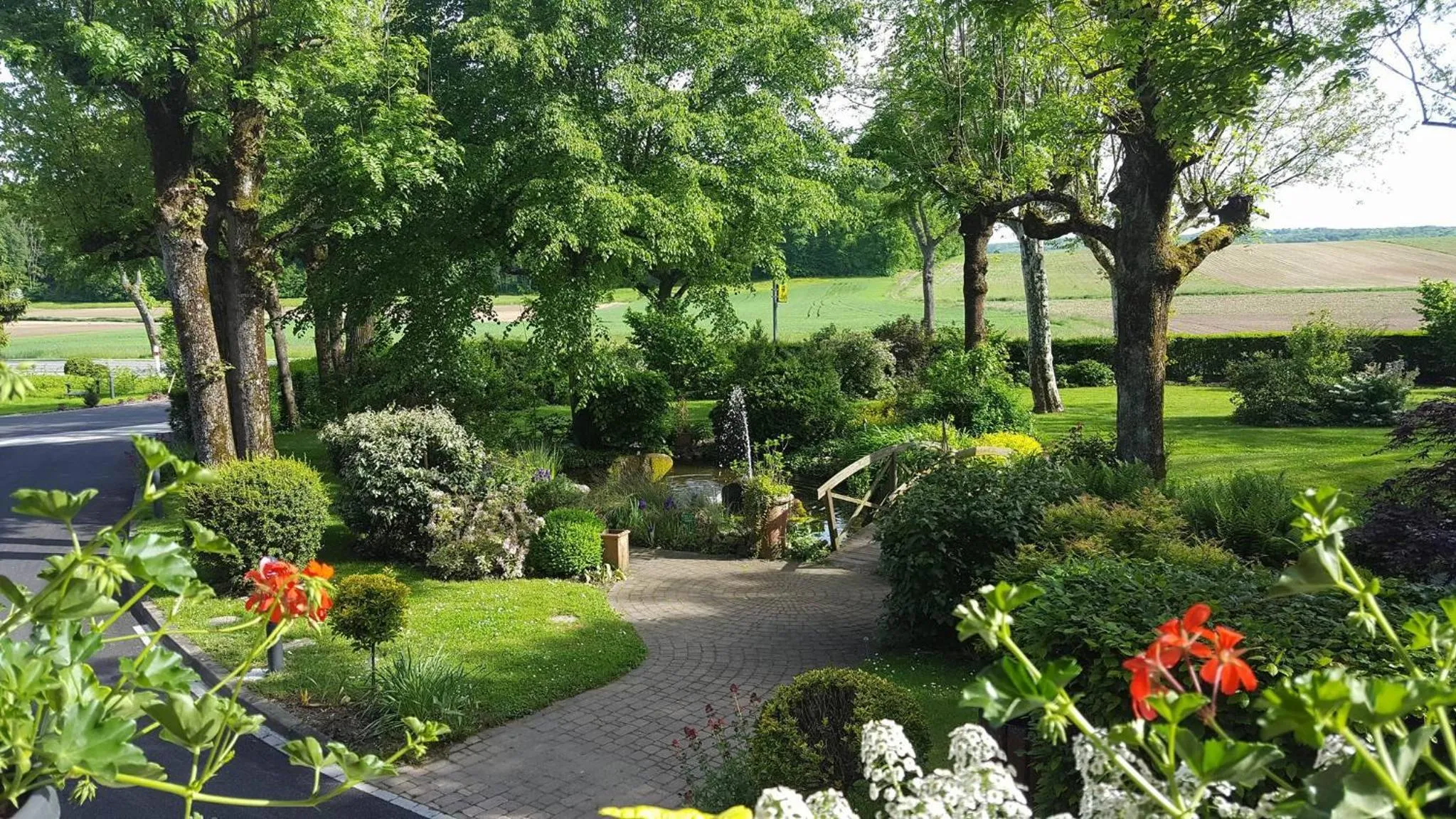 Property building in Hôtel Restaurant Logis Auberge Sundgovienne