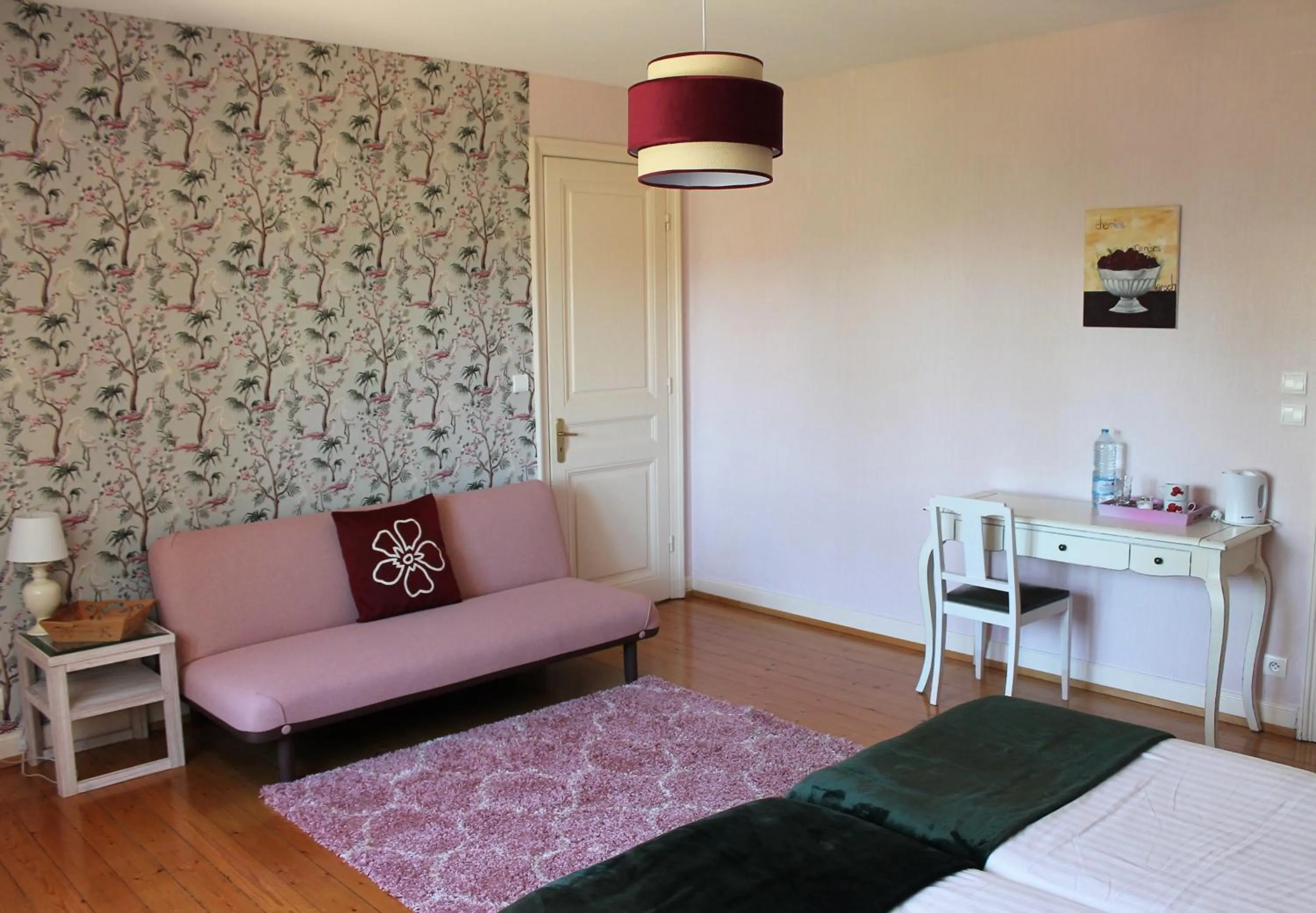 Seating area in Aux Berges de la Thur