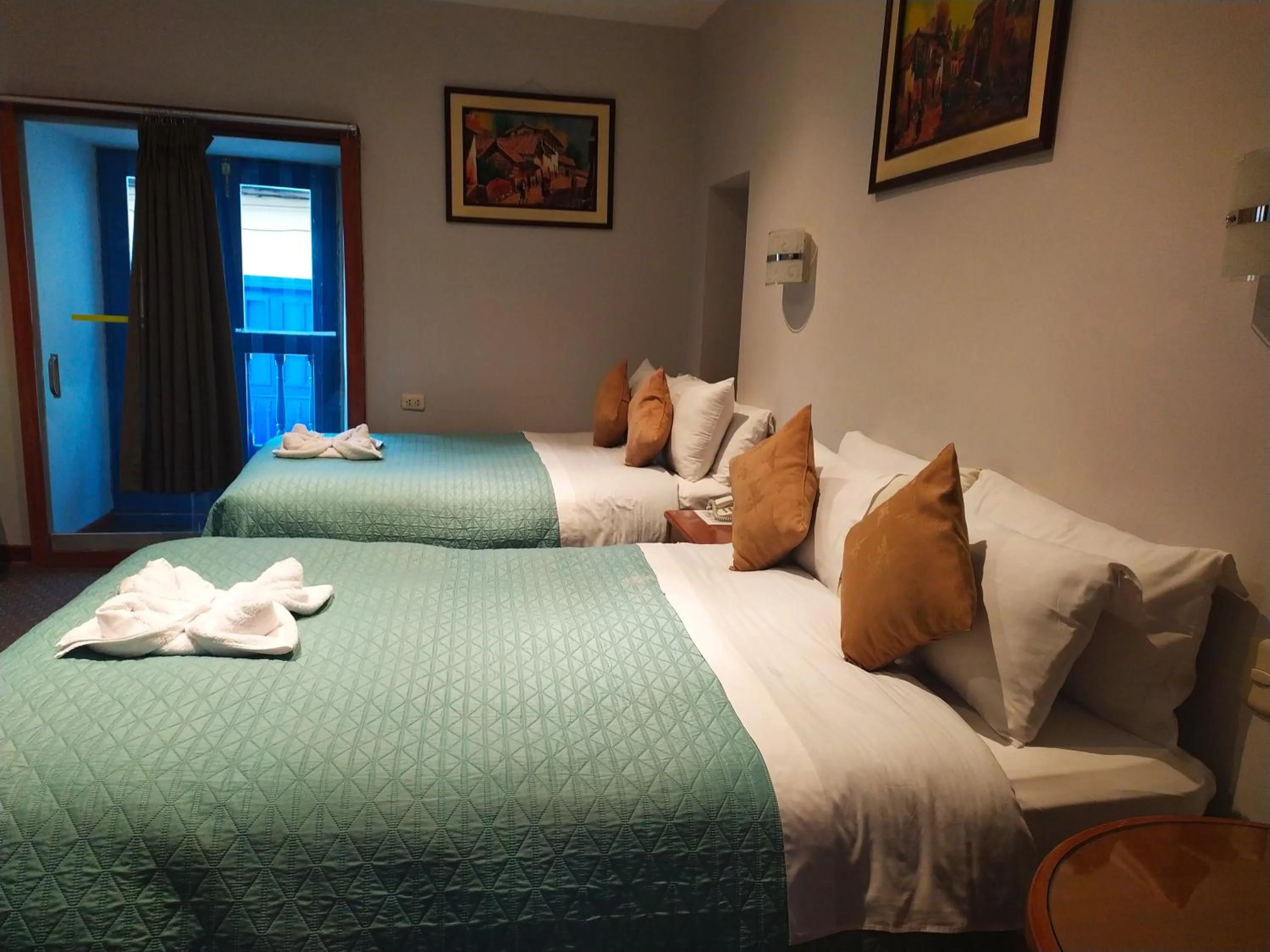 Bed in HOTEL AMTALLPA San Blas Inn