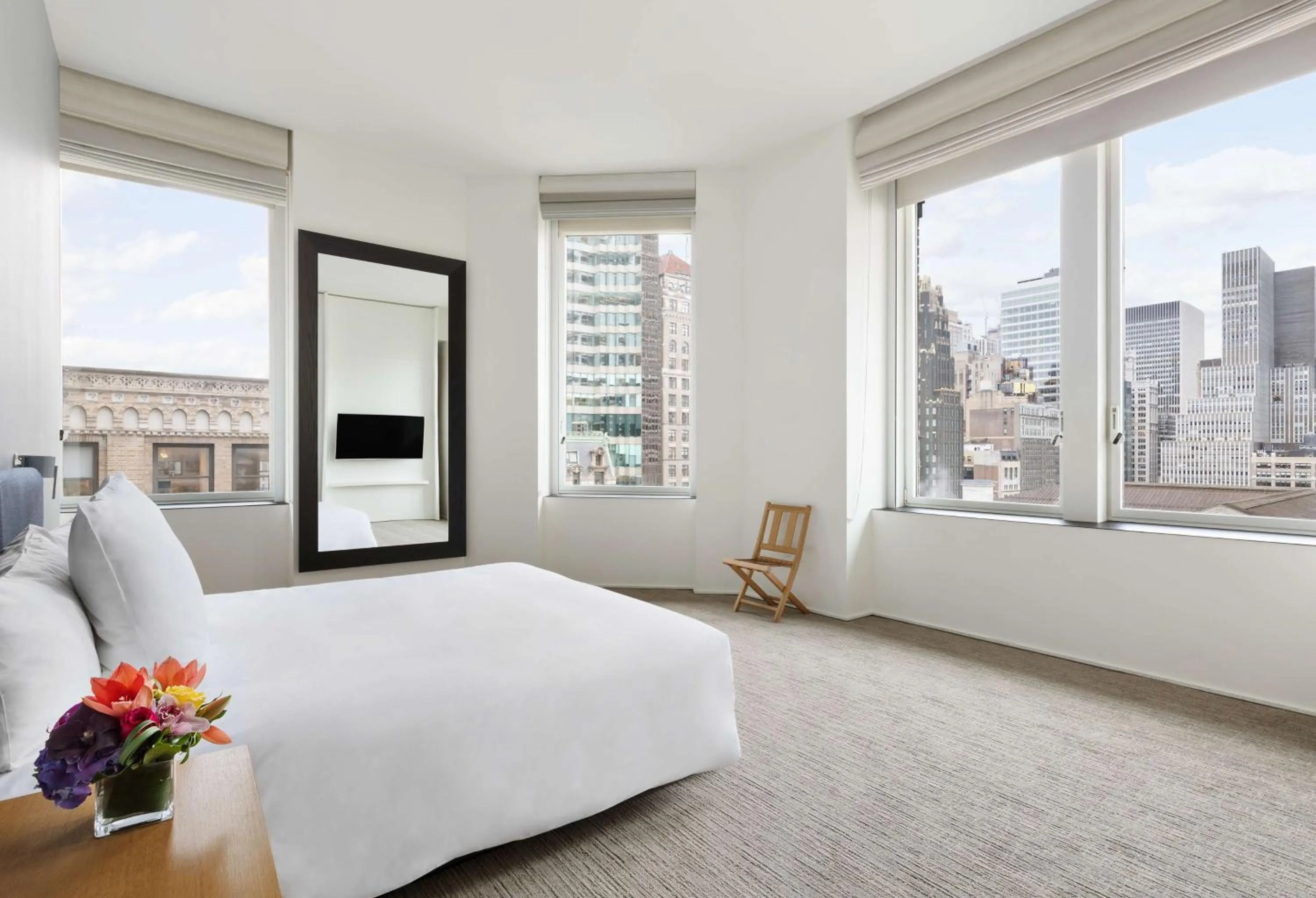 Photo of the whole room, Bed in Andaz 5th Avenue, By Hyatt