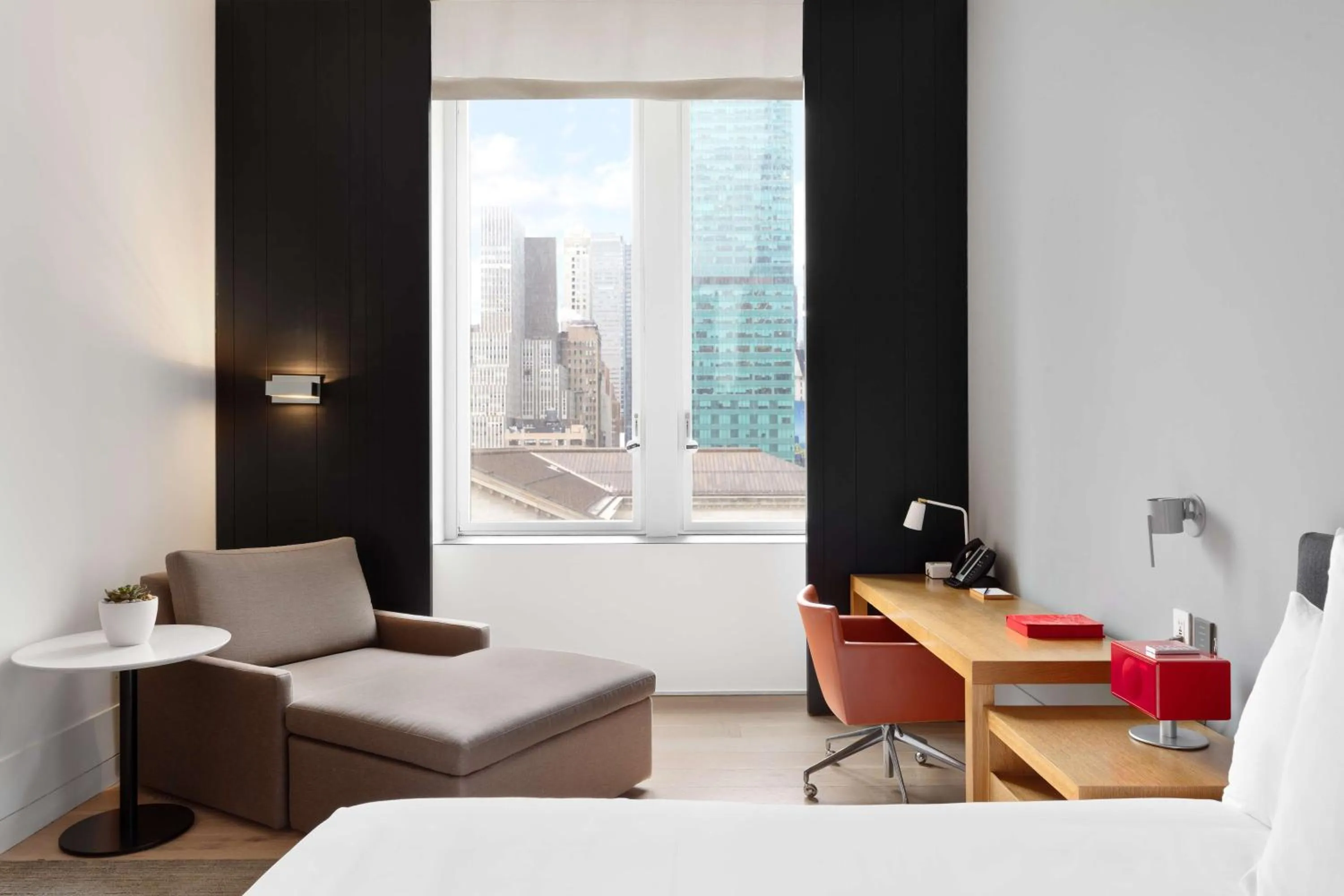 Photo of the whole room, Bed in Andaz 5th Avenue, By Hyatt