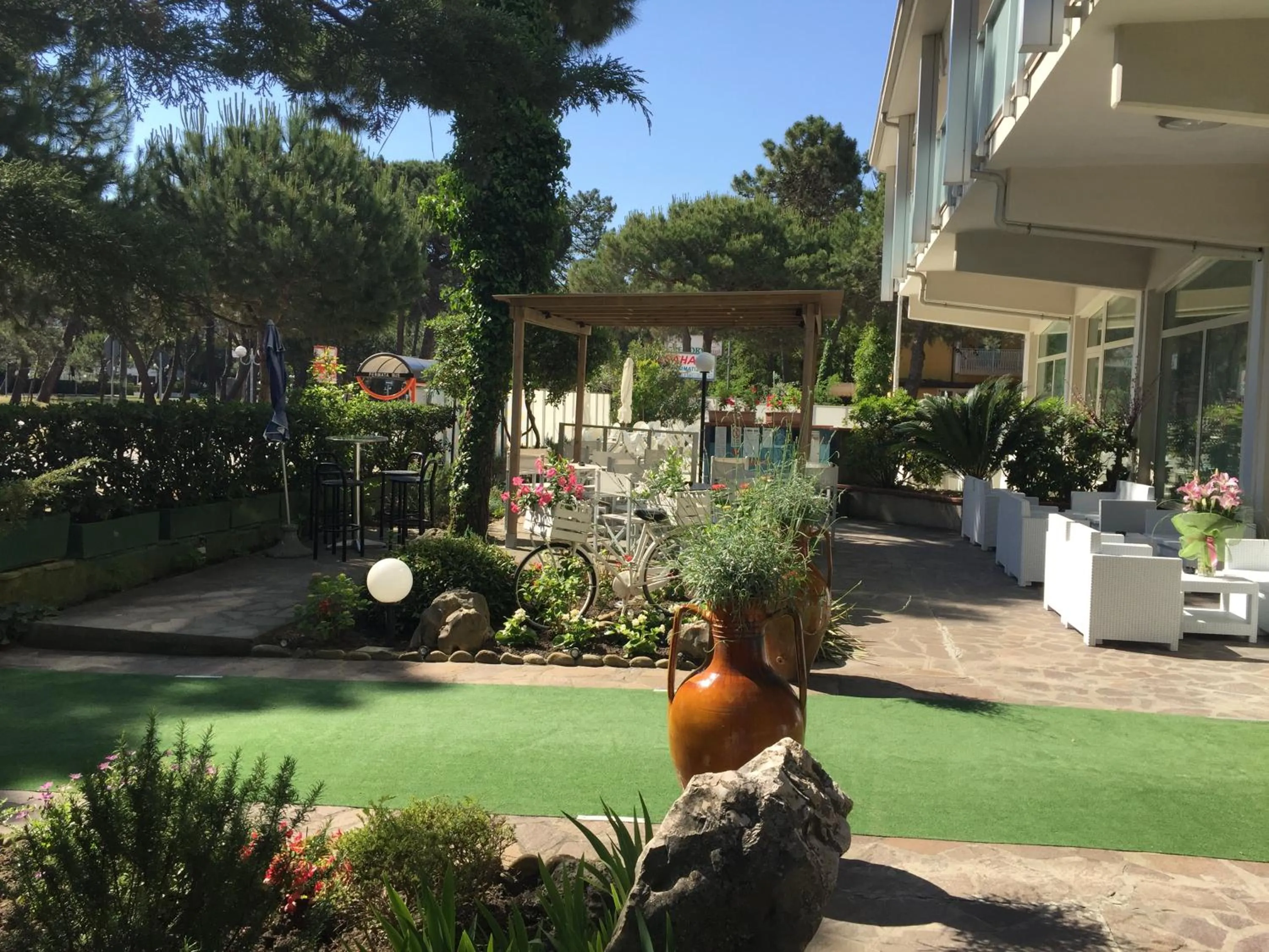 Garden view in Hotel Sahara