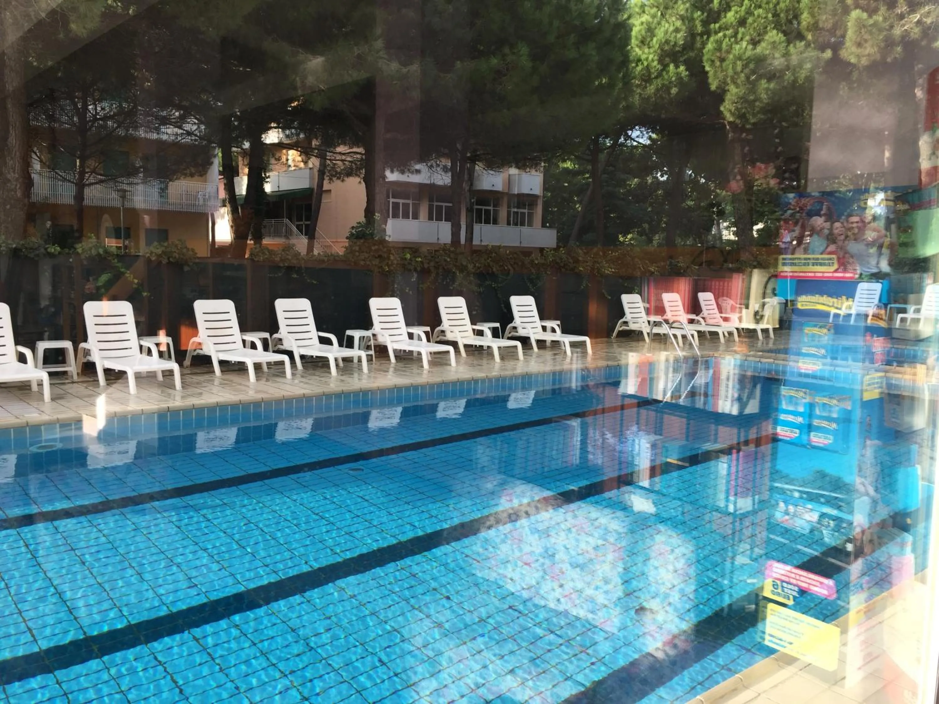 Pool view in Hotel Sahara