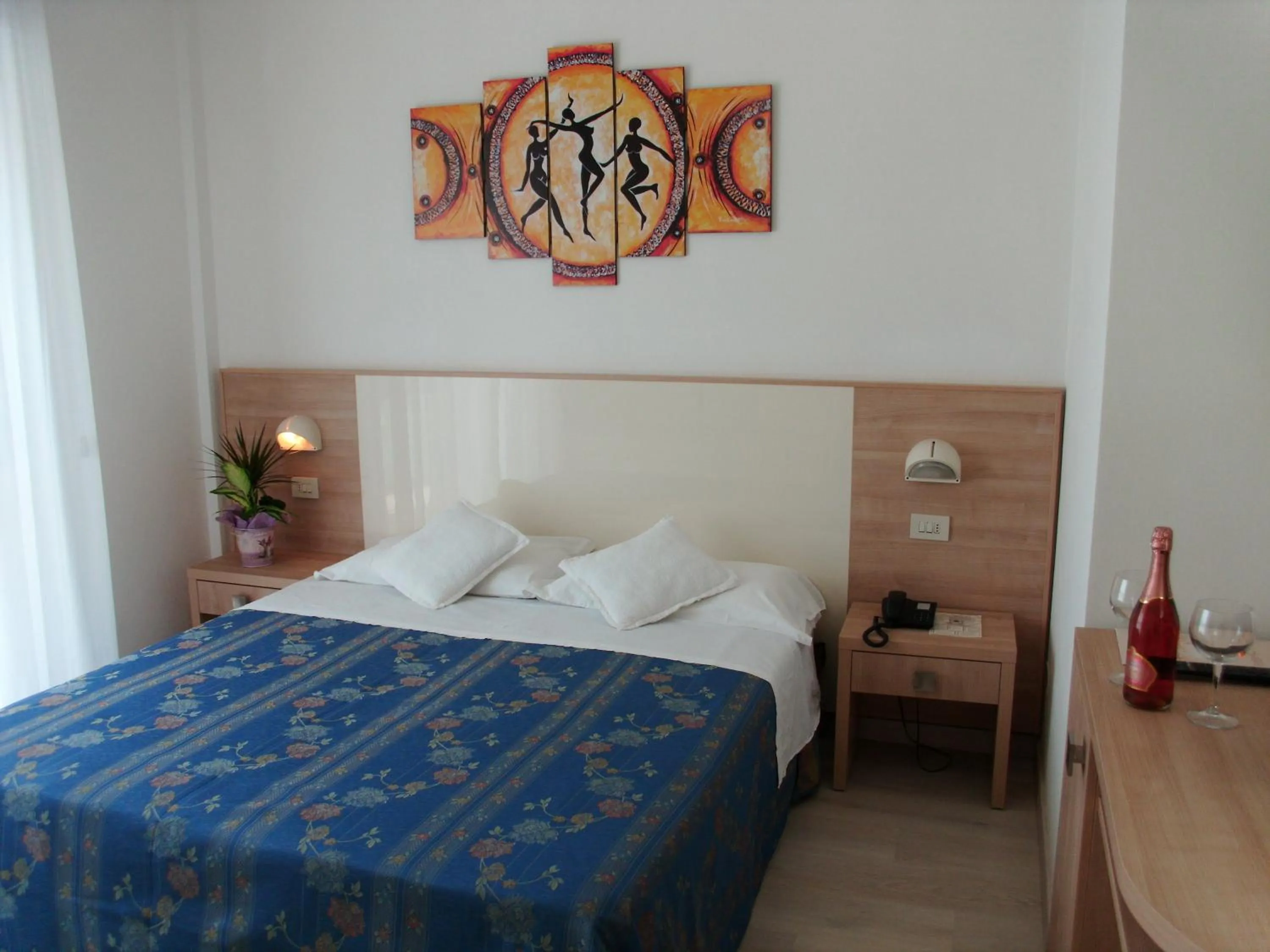 Decorative detail, Bed in Hotel Sahara