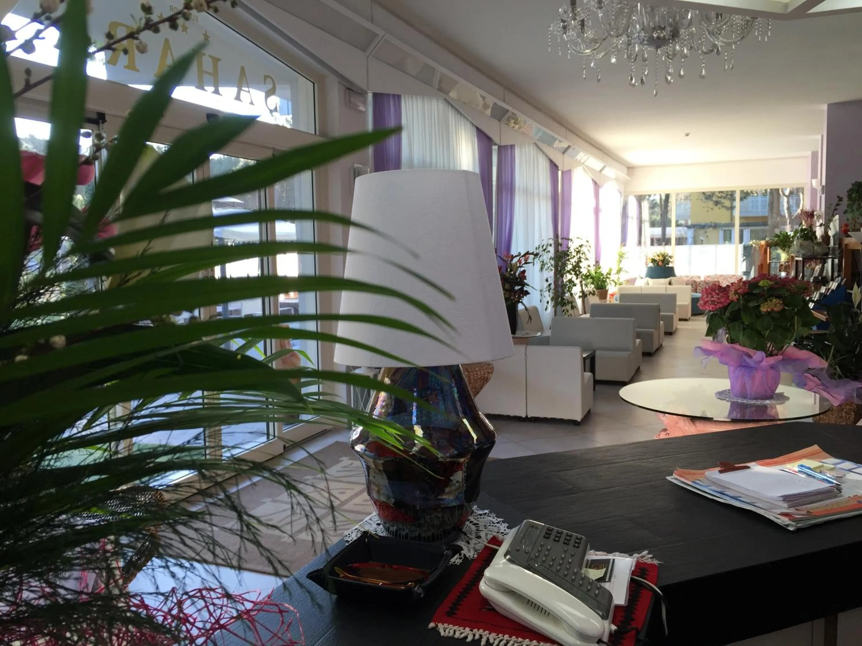 Lobby or reception in Hotel Sahara