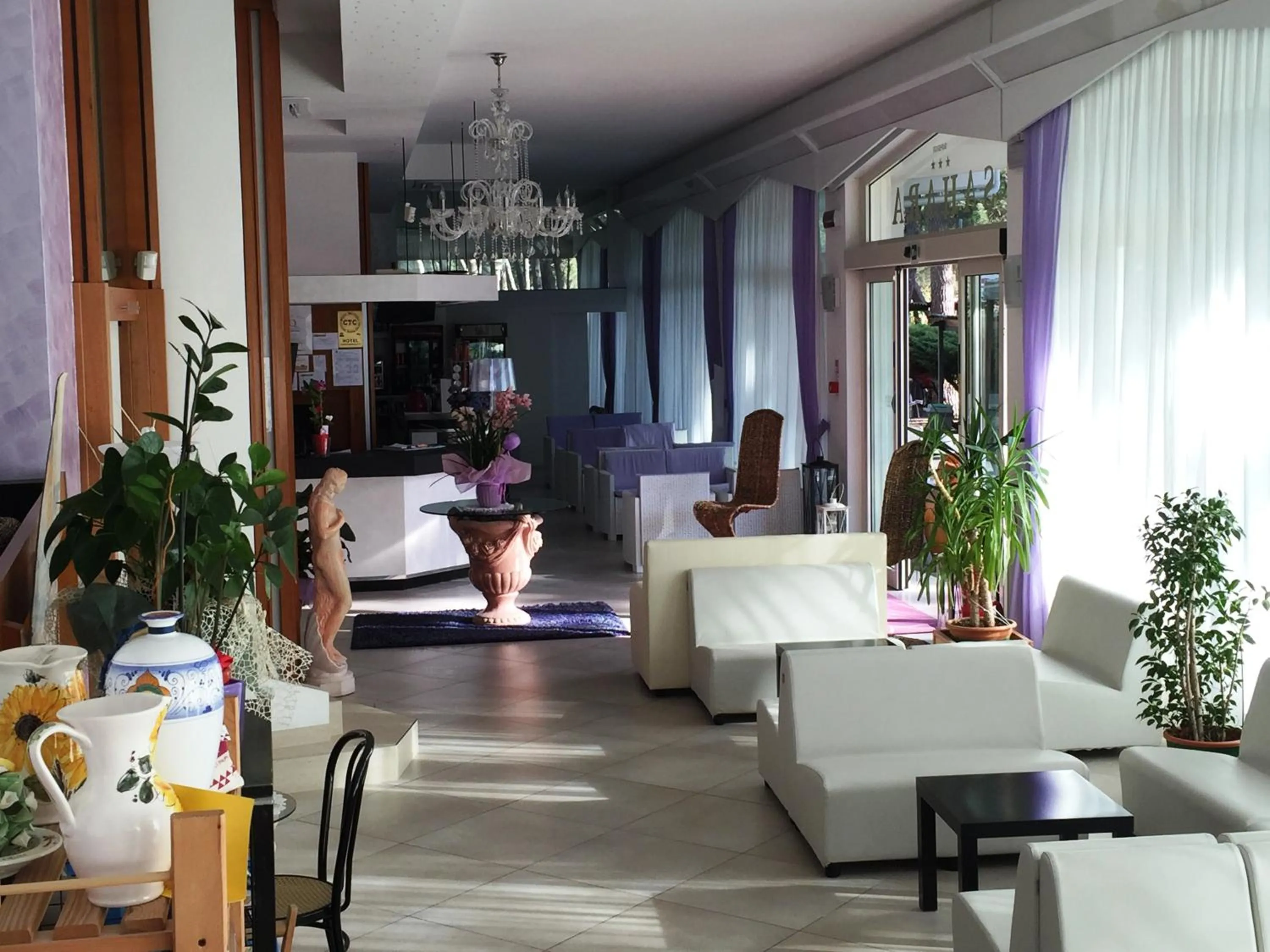 Lobby or reception in Hotel Sahara