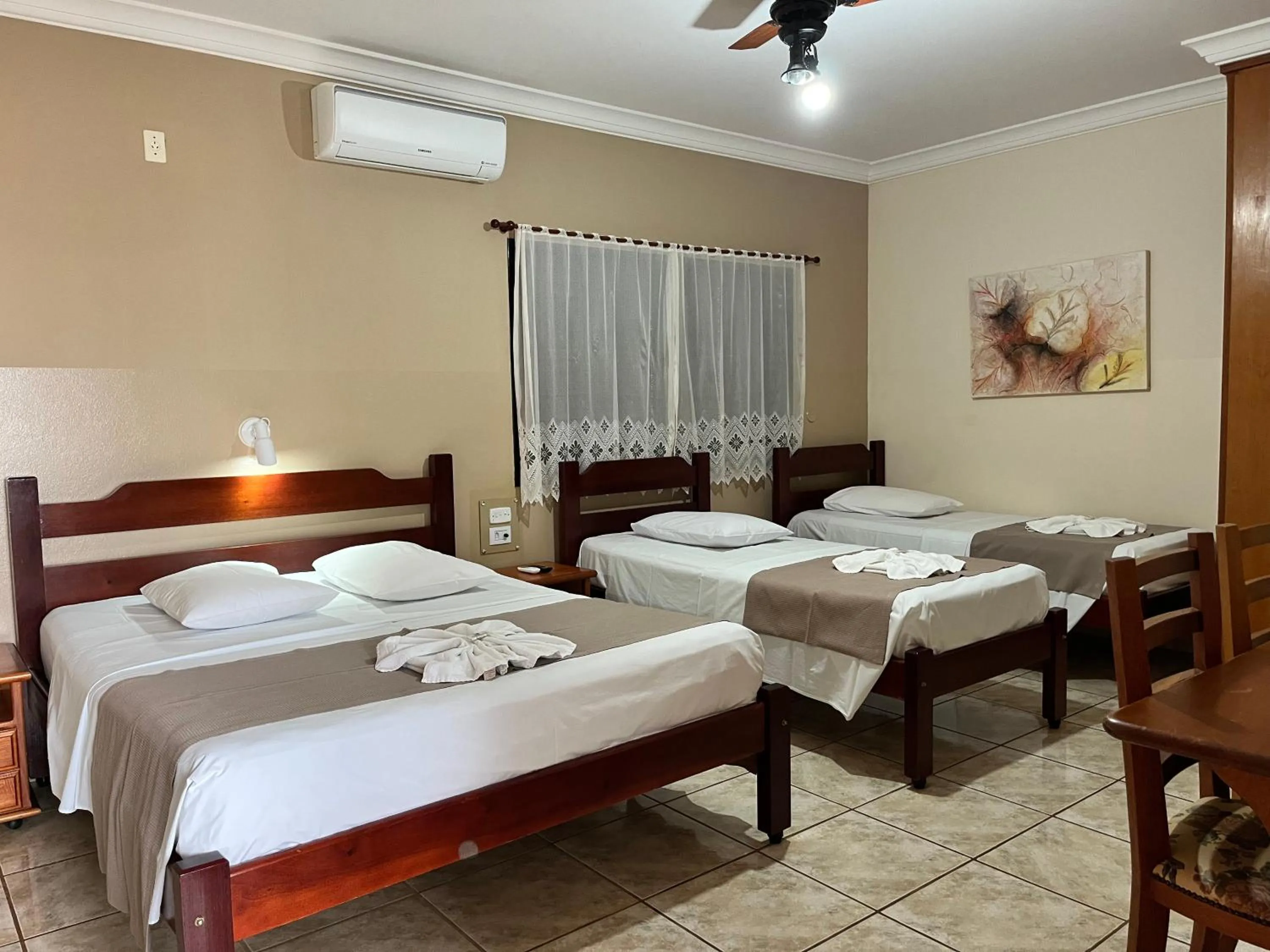 Bed in Hotel São Marcos Orlândia SP