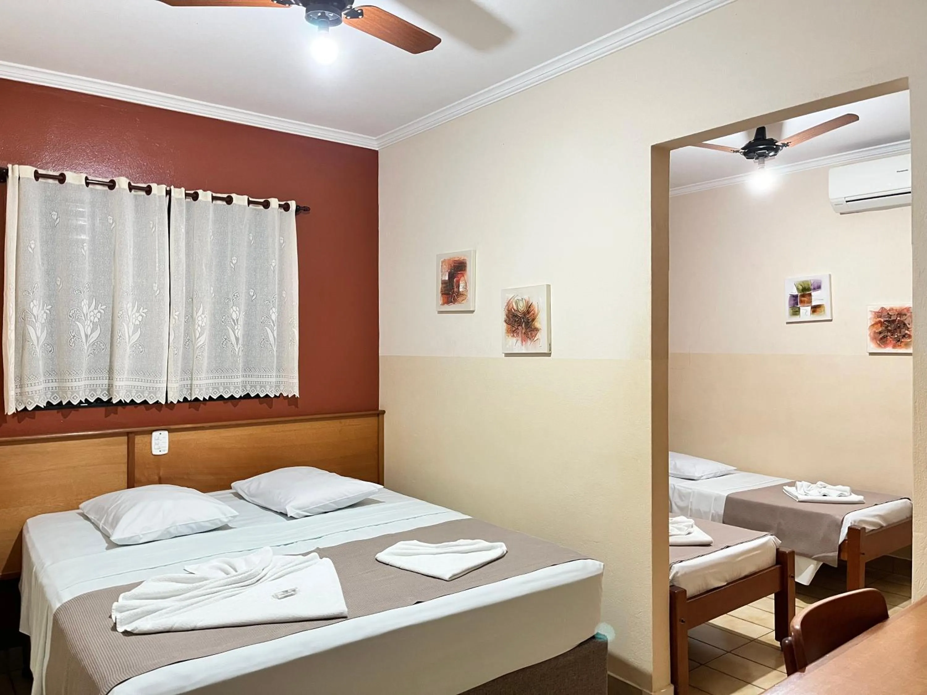 Bed in Hotel São Marcos Orlândia SP