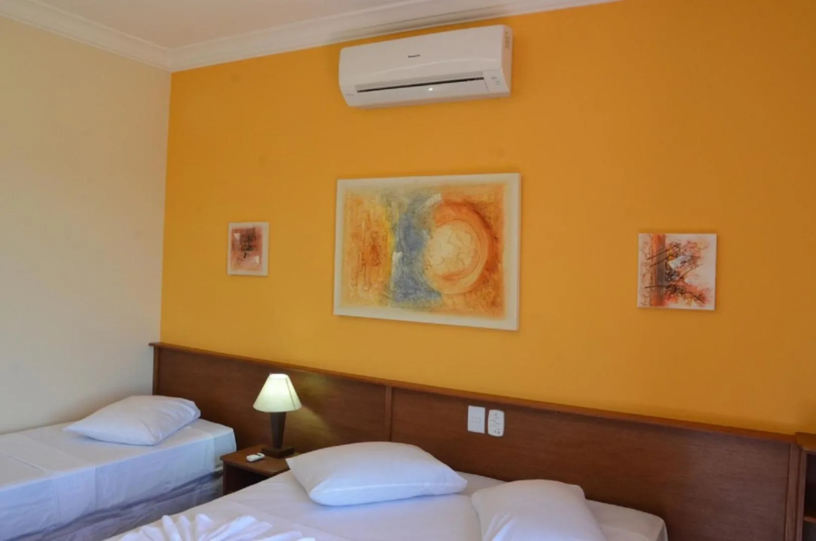 Bed in Hotel São Marcos Orlândia SP