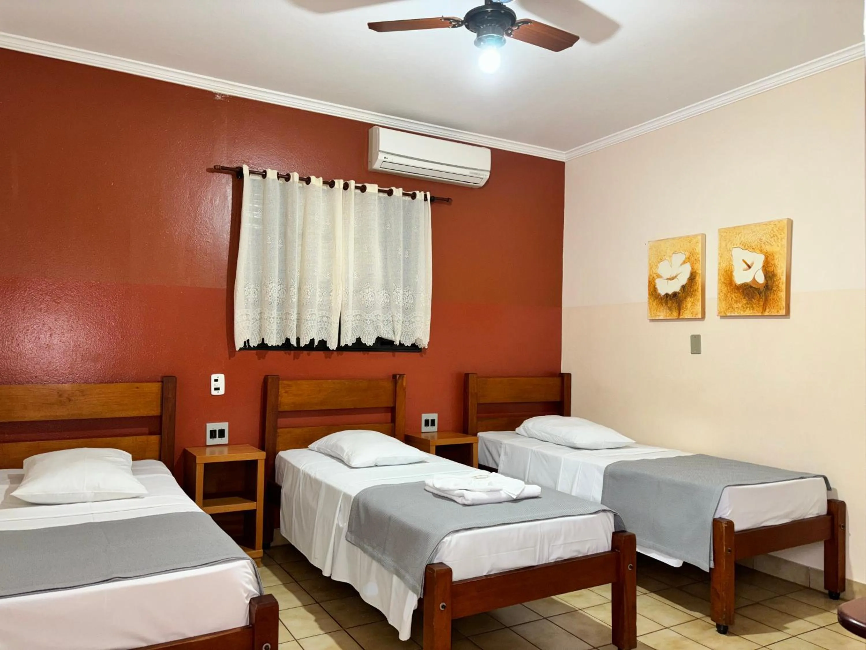 Bed in Hotel São Marcos Orlândia SP