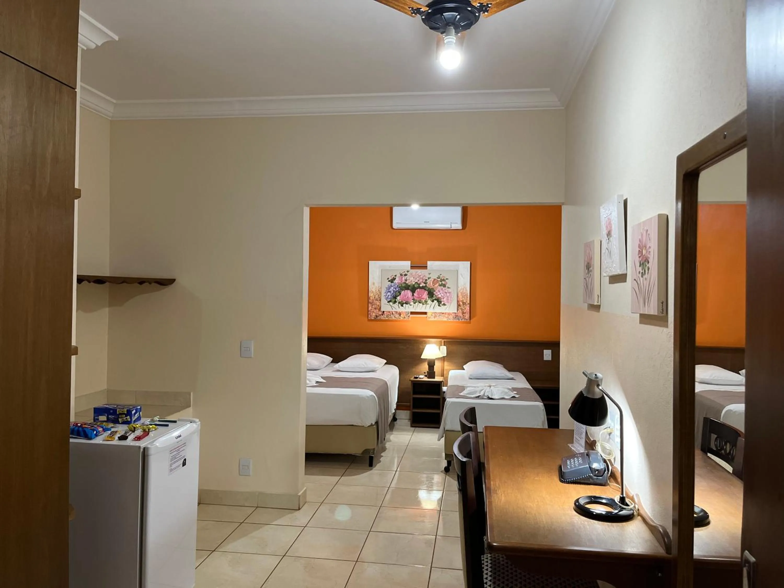 Bed in Hotel São Marcos Orlândia SP