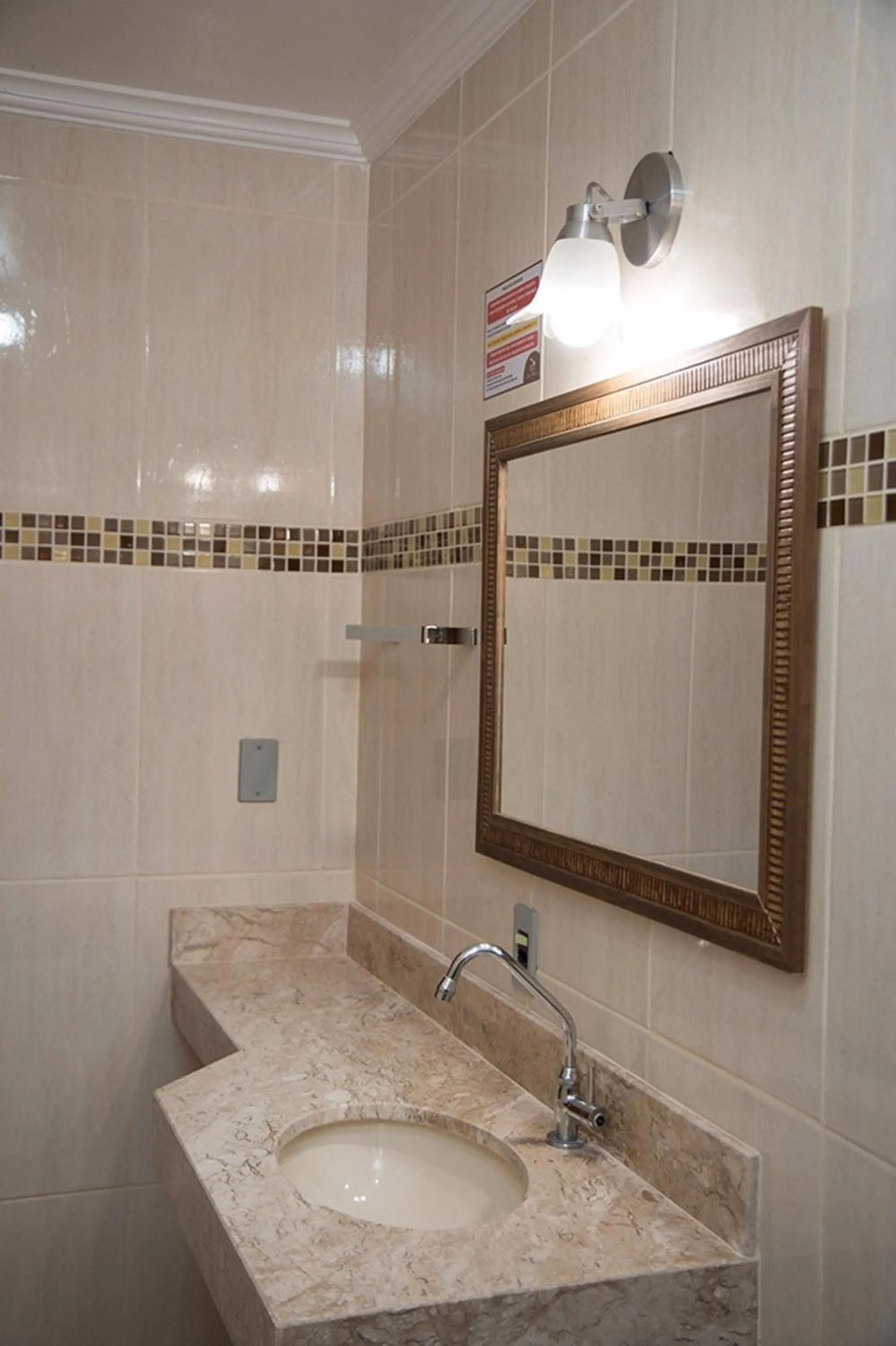 Bathroom in Hotel São Marcos Orlândia SP