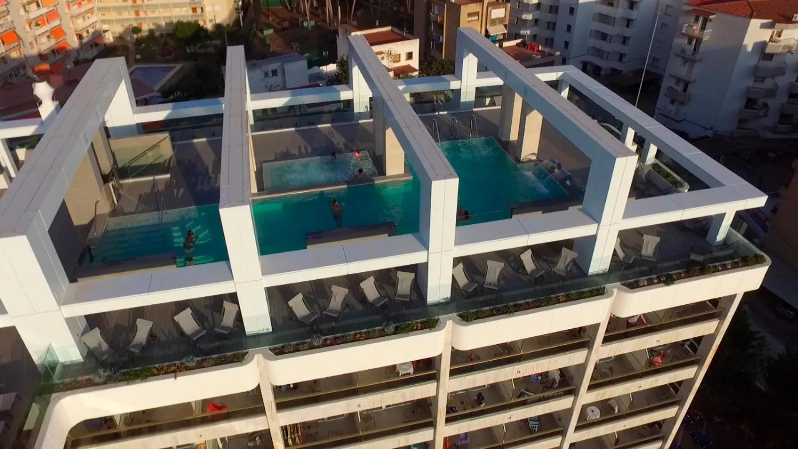 Bird's eye view in Hotel Olympus Palace