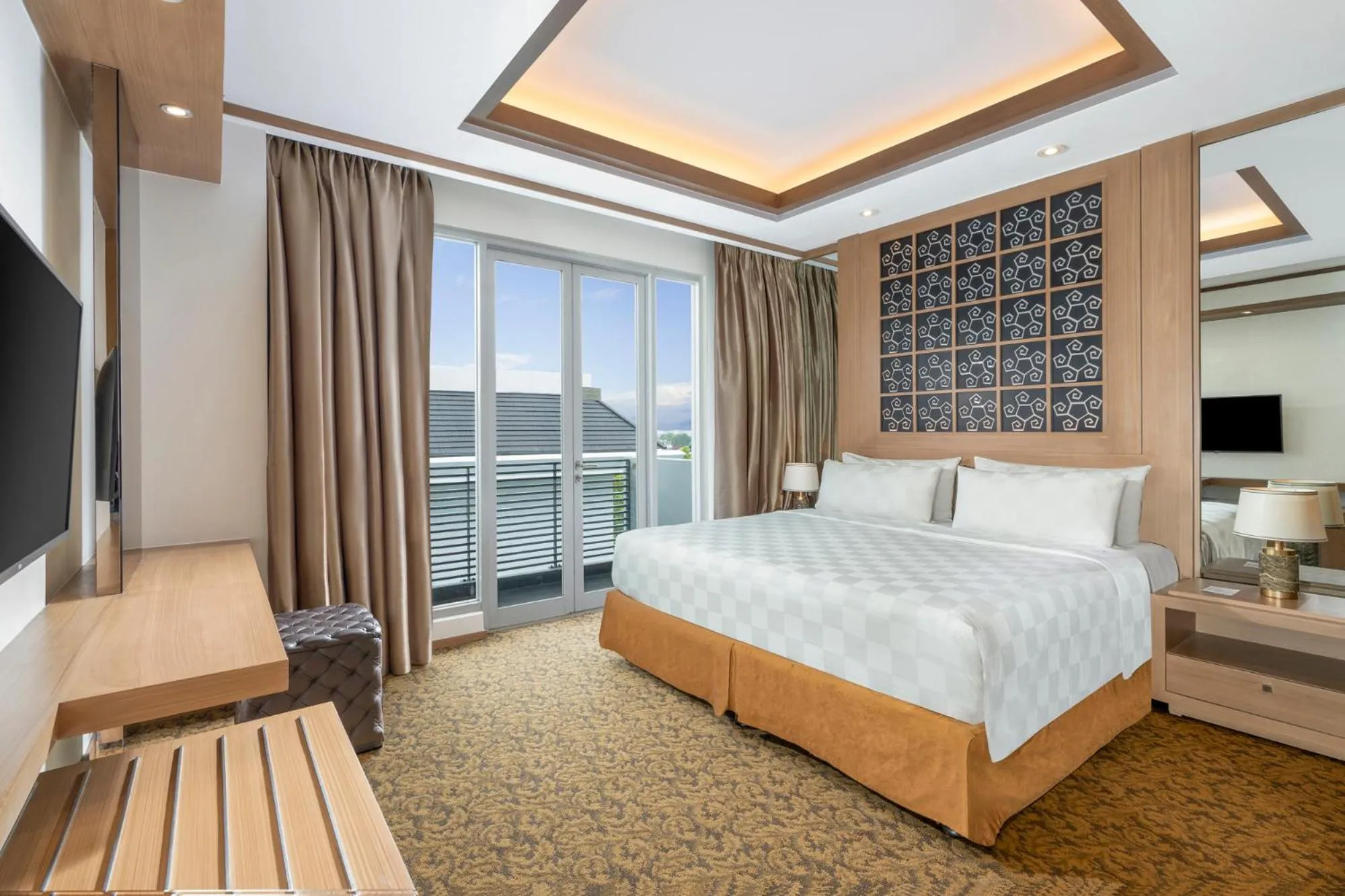 Bed in Swiss-Belhotel Danum Palangkaraya